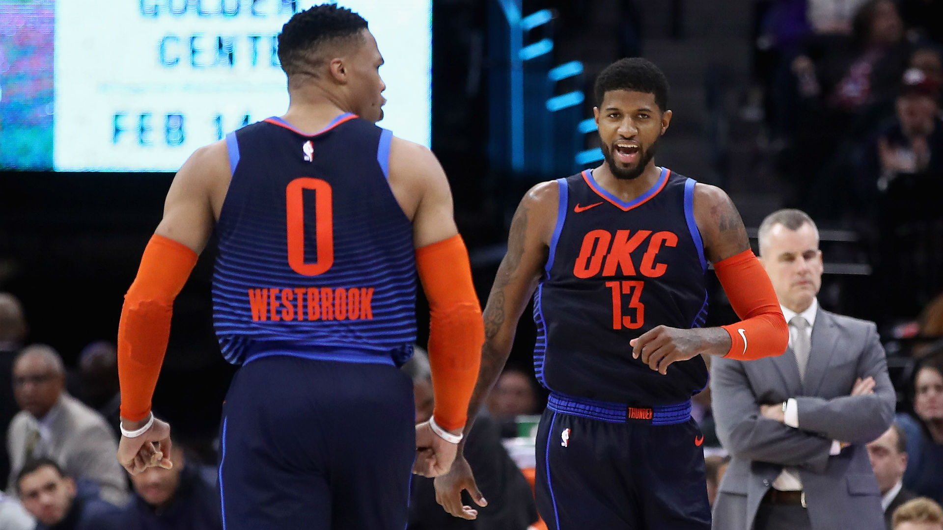 Russell Westbrook has endorsed in-form Oklahoma City Thunder team-mate Paul George for this season's MVP.