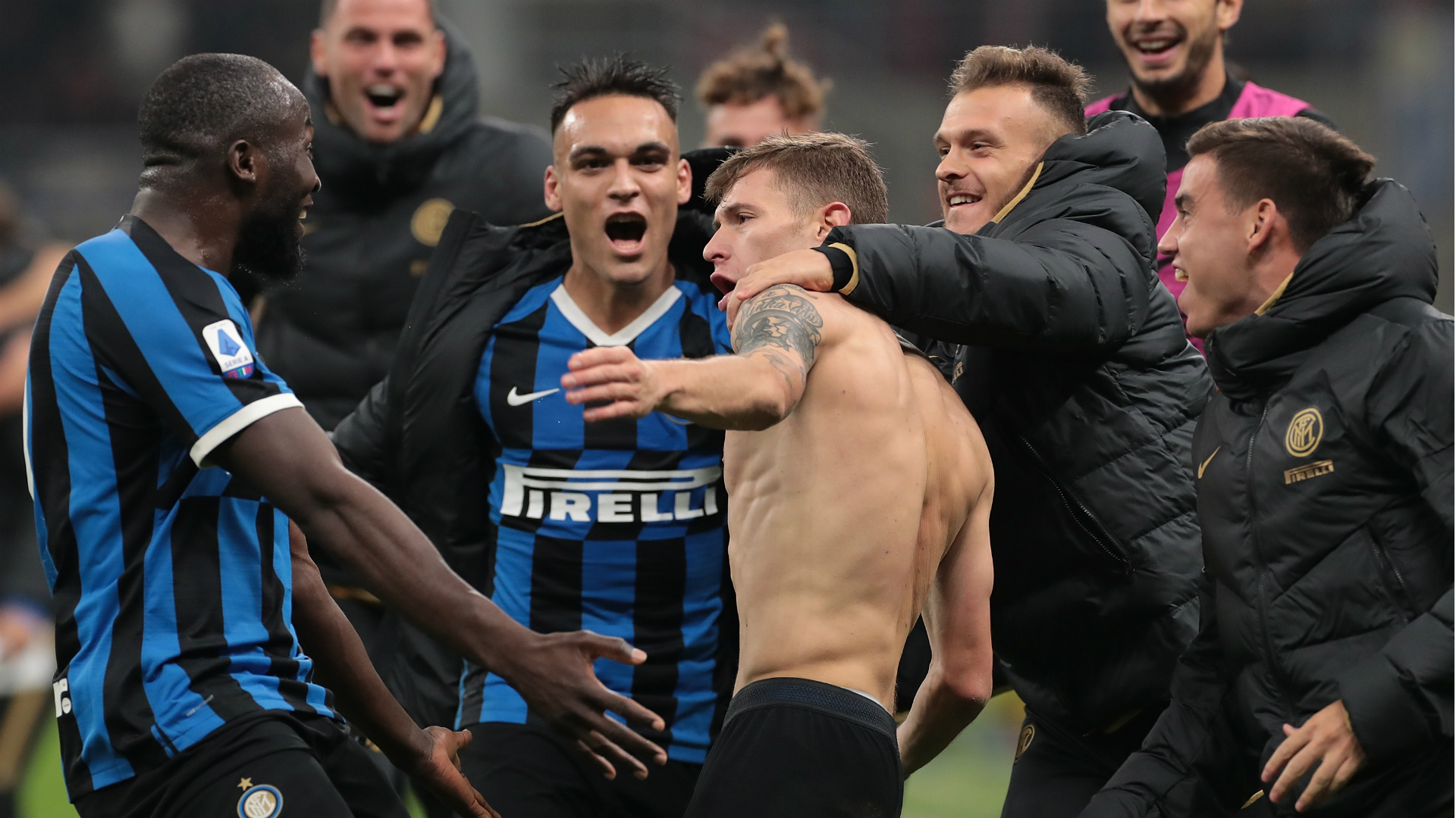 Inter recorded a comeback victory over Hellas Verona to go top of Serie A and bounce back from their collapse against Borussia Dortmund.