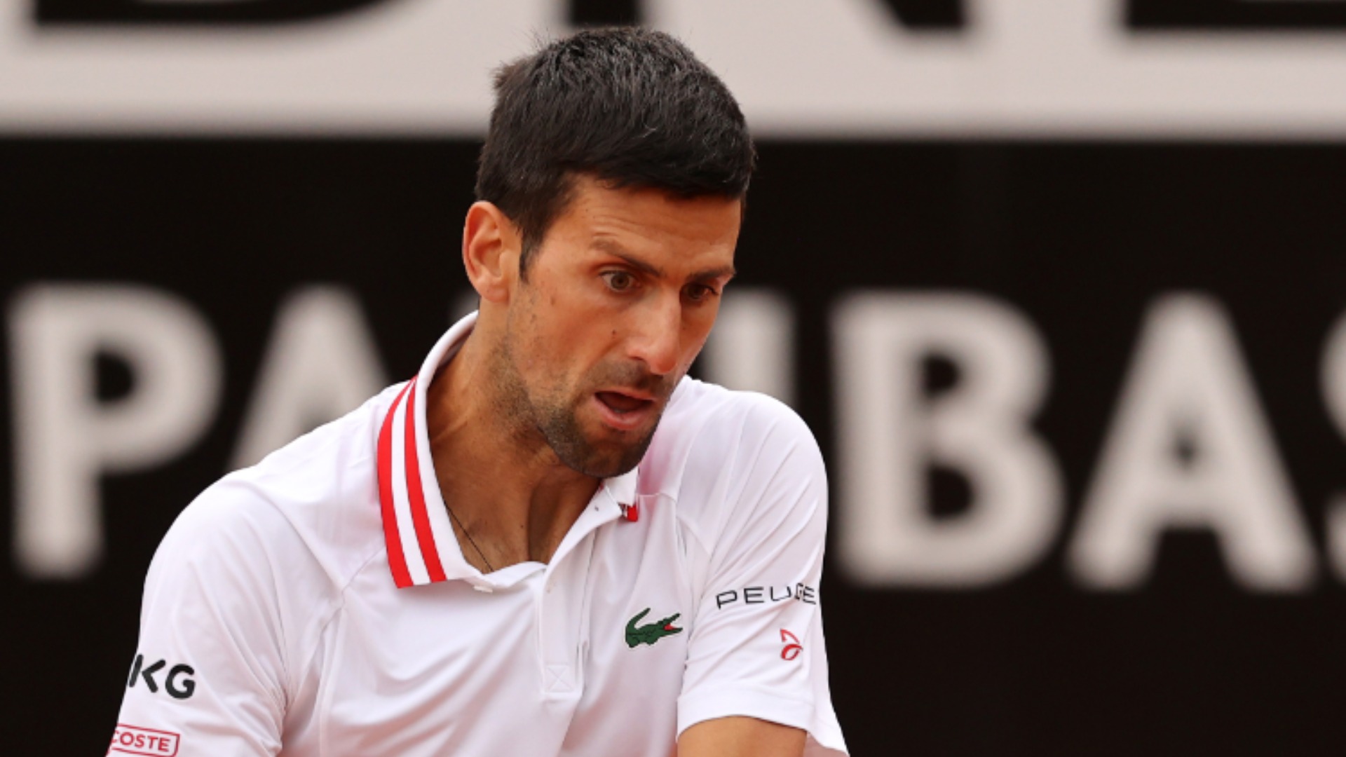 World number one Novak Djokovic was broken twice in the second set, but Taylor Fritz could not take the top seed the distance in Rome.