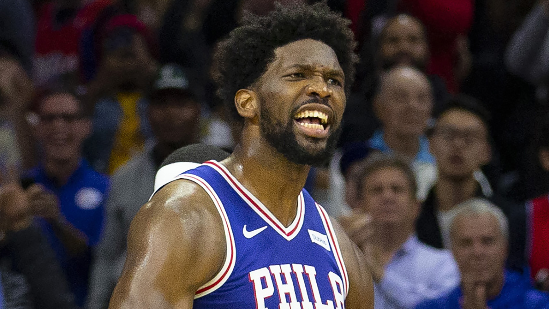 The Philadelphia 76ers improved to 13-0 at home this NBA season by beating the Denver Nuggets.