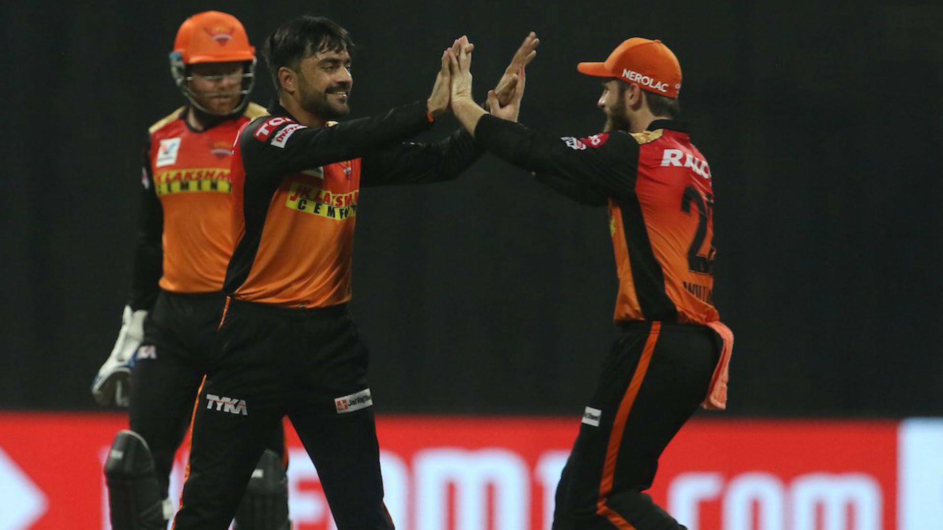 Rashid Khan claimed figures of 3-14 as Sunrisers Hyderabad got off the mark in the IPL at the third attempt, overcoming Delhi Capitals.