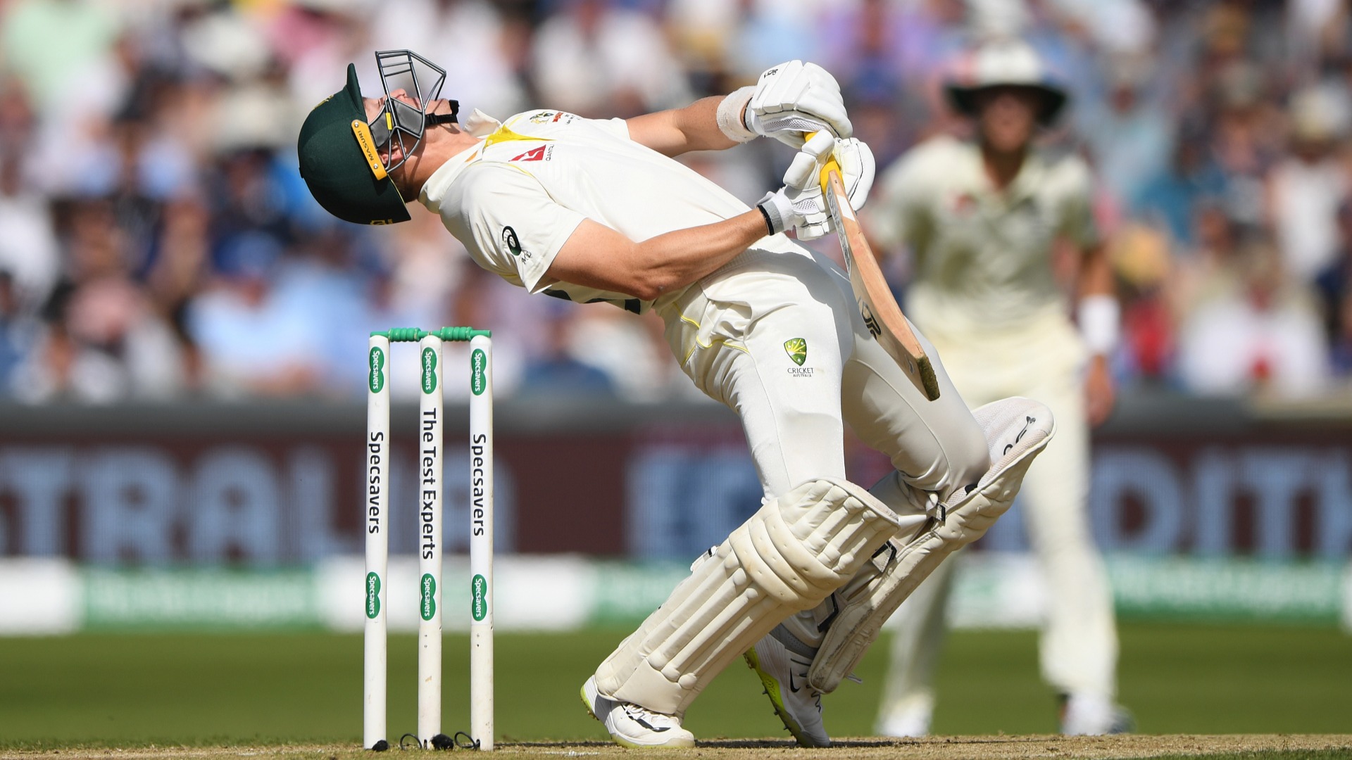 Marnus Labuschagne is gaining an increasing familiarity with the questions in concussion tests after taking another blow at Headingley.