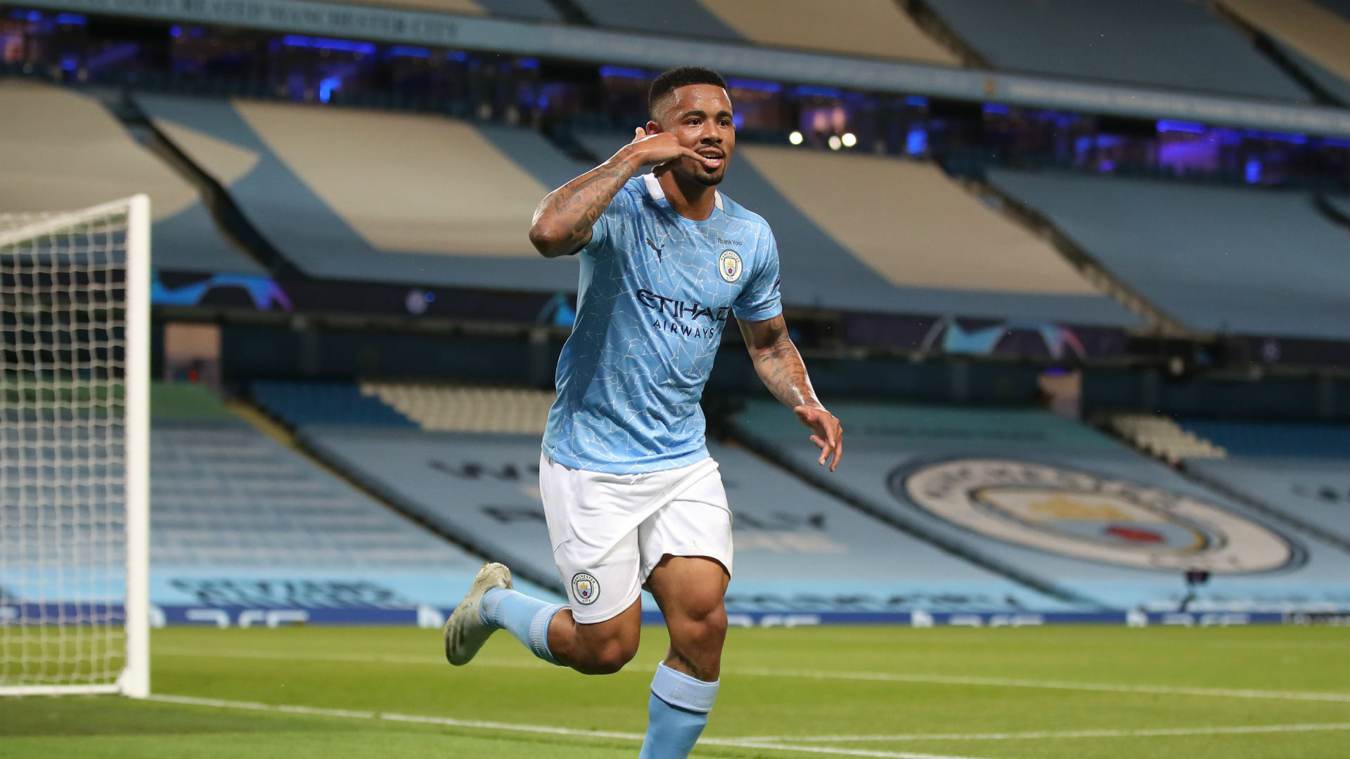 Gabriel Jesus worked tirelessly before firing Manchester City into the Champions League last eight and he wants to measure up to the greats.