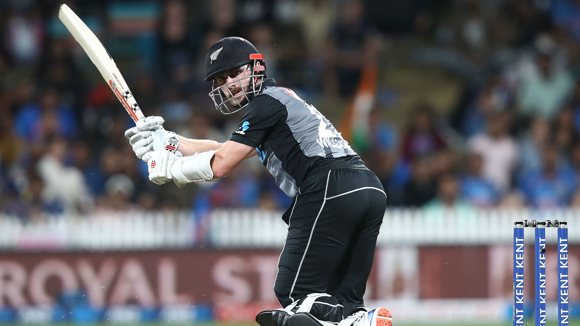 New Zealand overcame a mid-innings wobble to beat India in the third one-dayer, despite missing several key players.
