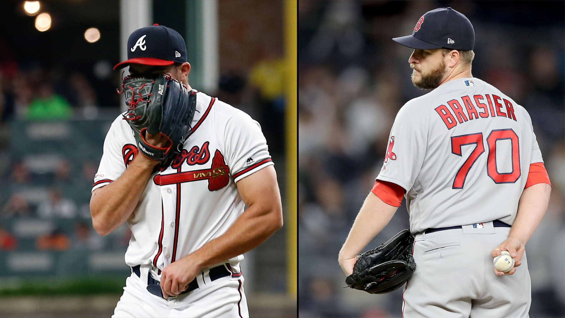 The Braves' bullpen lost their second game in a row, while the Red Sox's relievers gave up four runs.