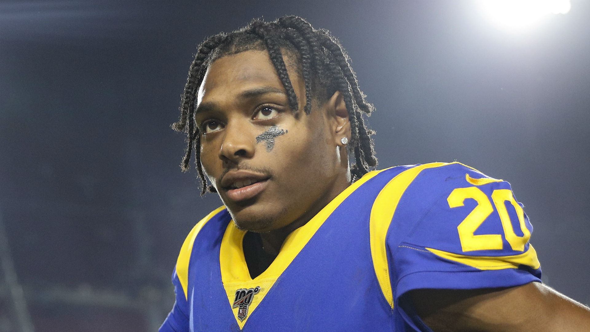 Repeated questions about Jalen Ramsey's contract situation frustrated the Los Angeles Rams cornerback.