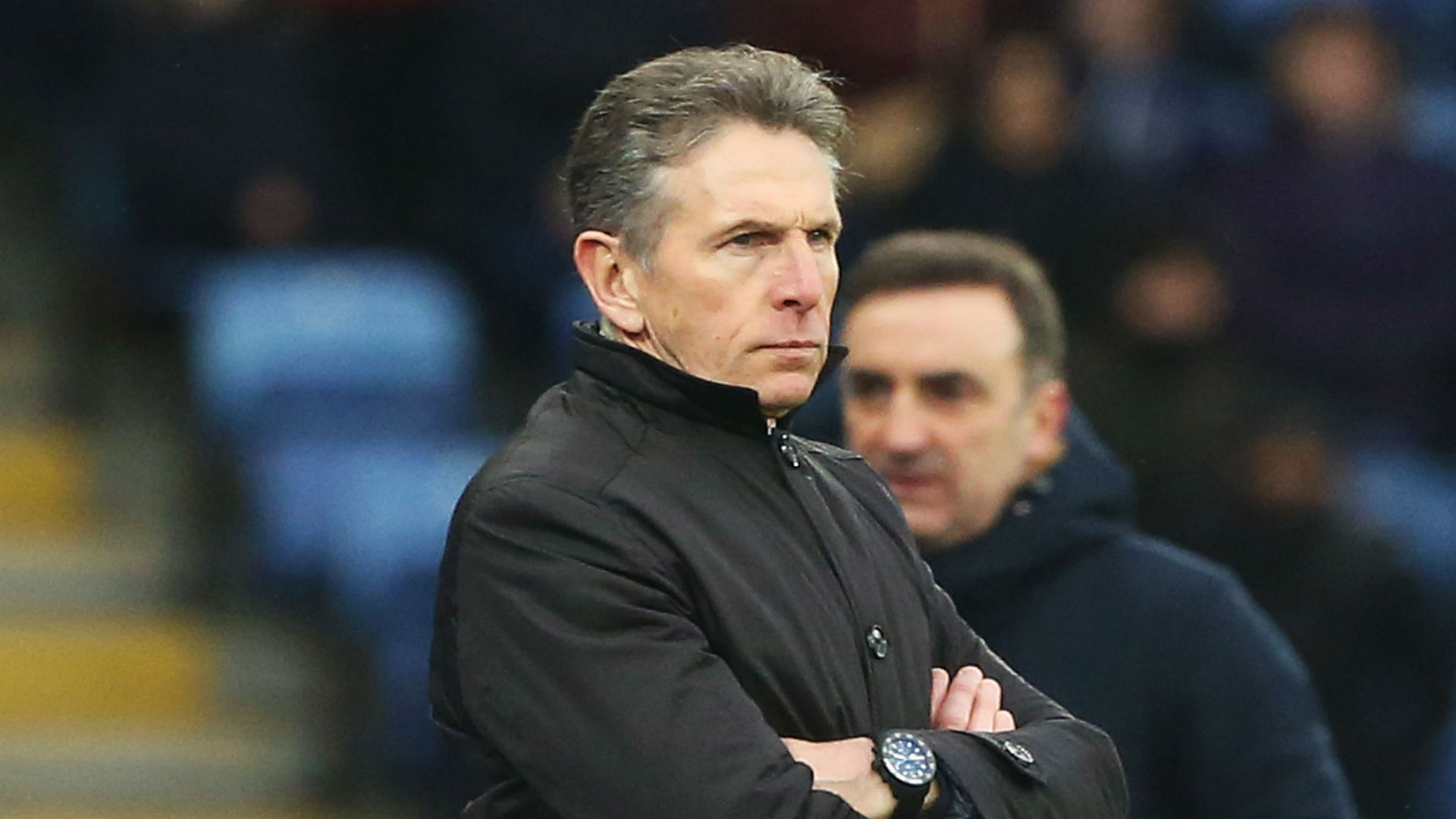 Claude Puel felt Wilfred Ndidi's sending off at the Amex Stadium was the result of an imbalance in the referee's decision-making.
