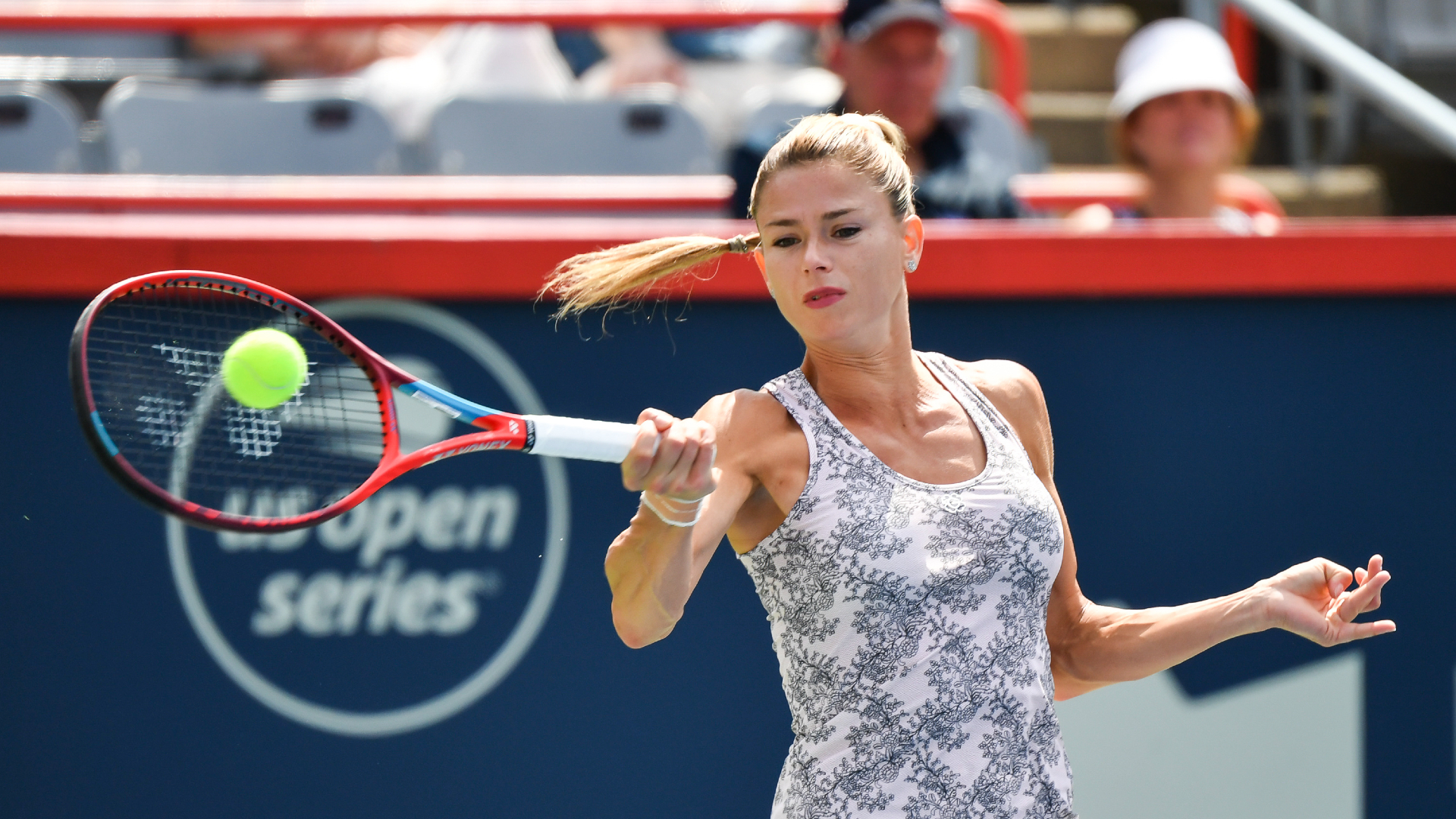 Following wins over Karolina Pliskova in Eastbourne and Tokyo this year, Camila Giorgi again prevailed in the National Bank Open final.