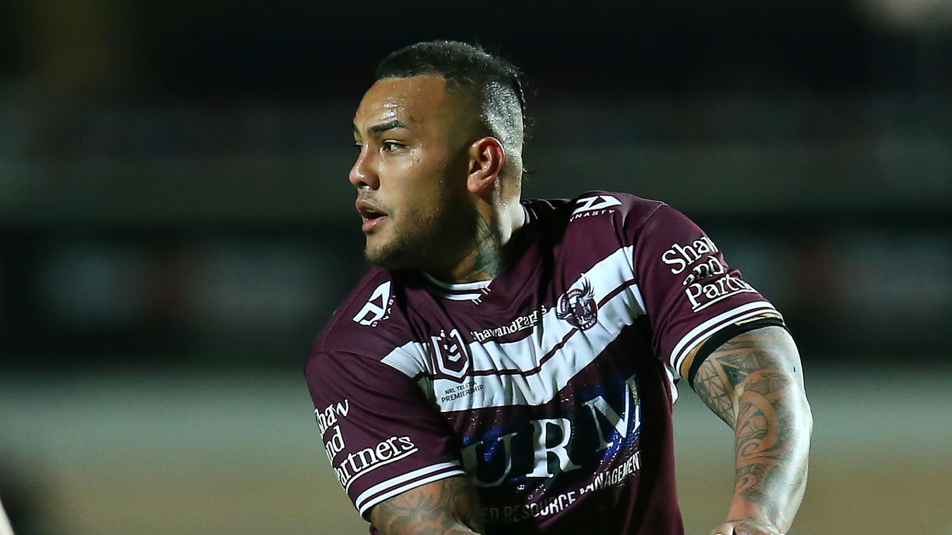 The lack of a penalty try on the final play left Manly Sea Eagles, and Addin Fonua-Blake in particular, irate with referee Grant Atkins.