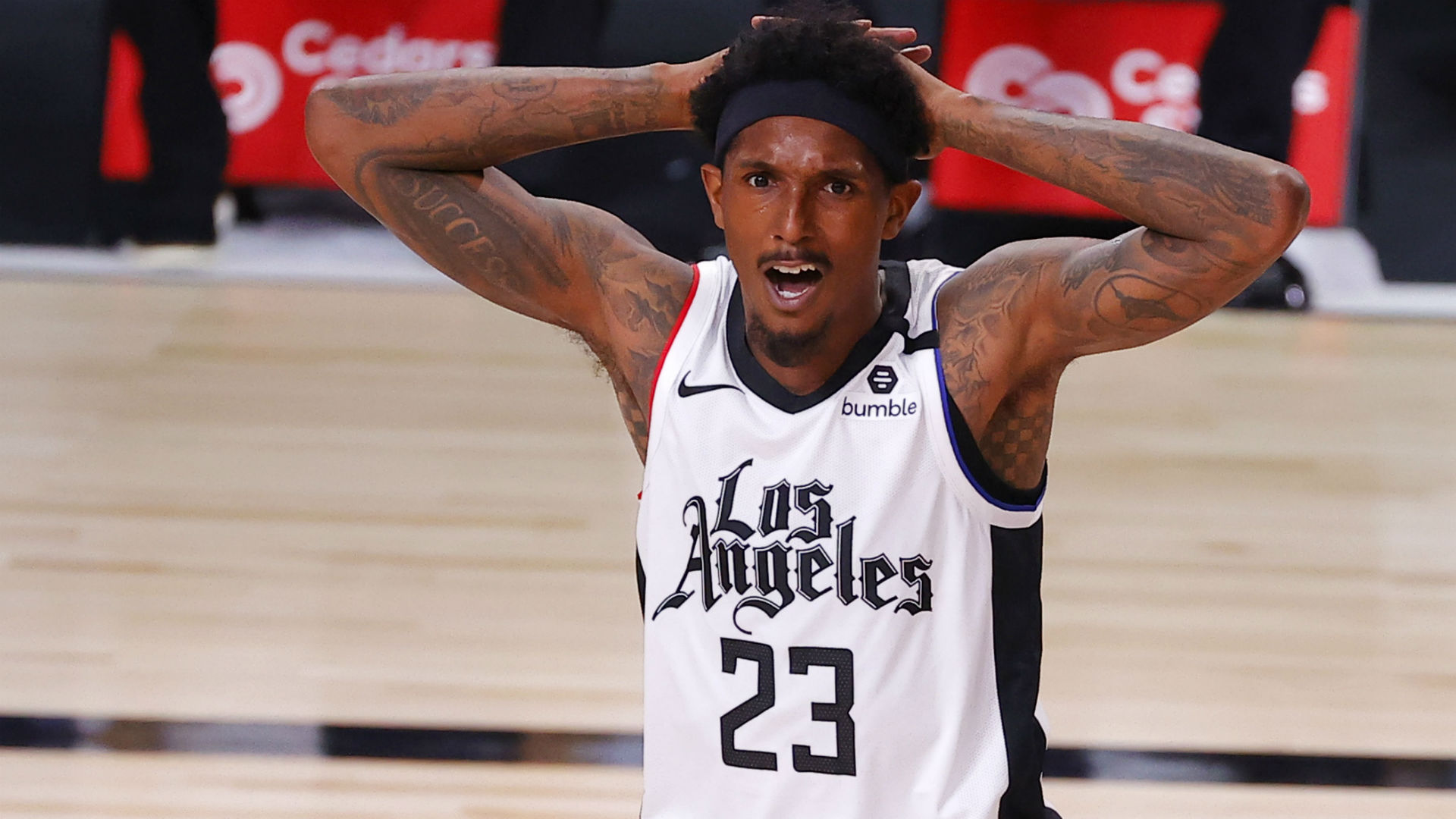 Speaking after his first game back since the NBA resumed, Lou Williams addressed his visit to a strip club in Atlanta.