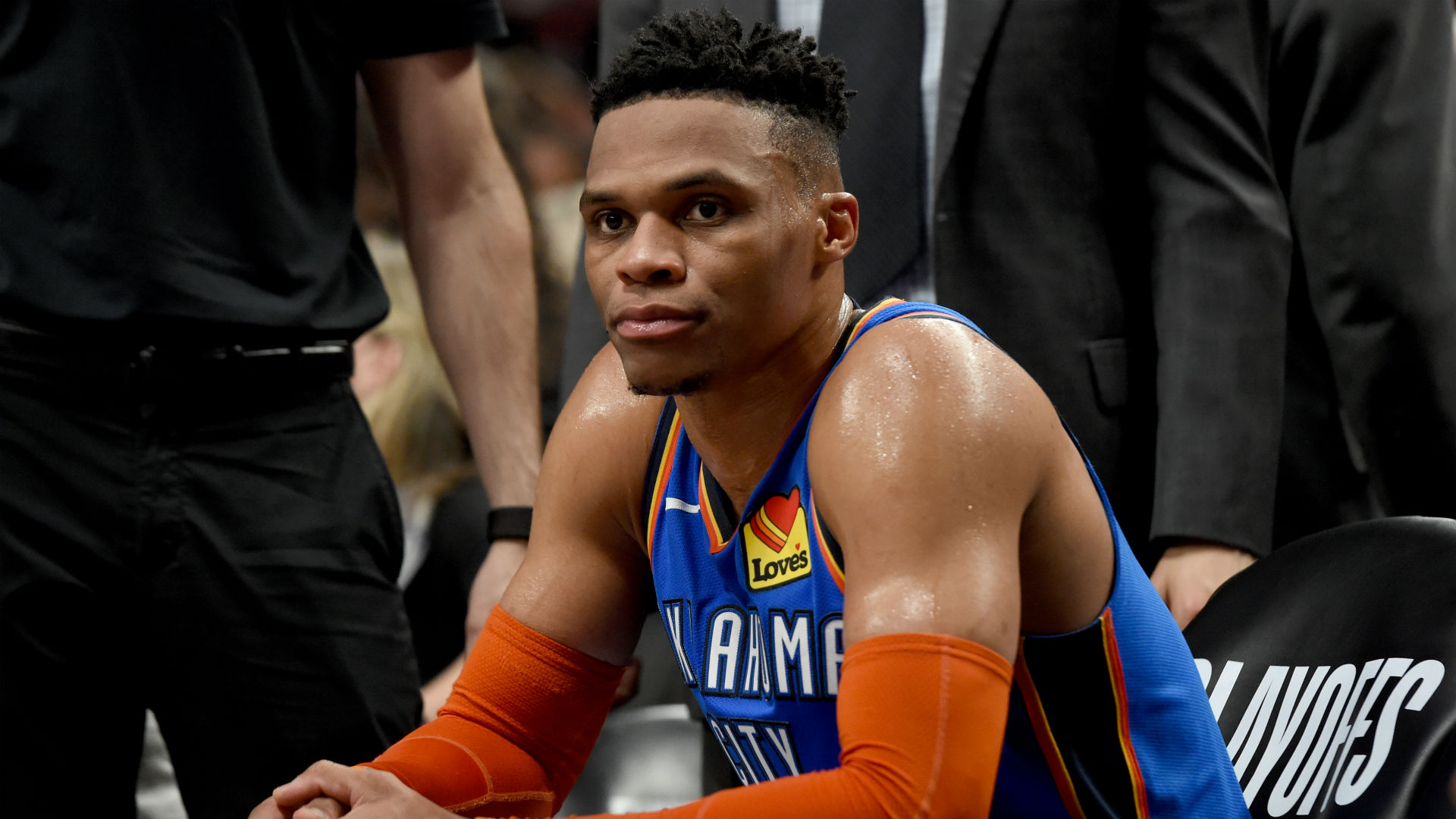 The Houston Rockets' decision to trade Chris Paul for Russell Westbrook makes team owner Tilman Fertitta excited.