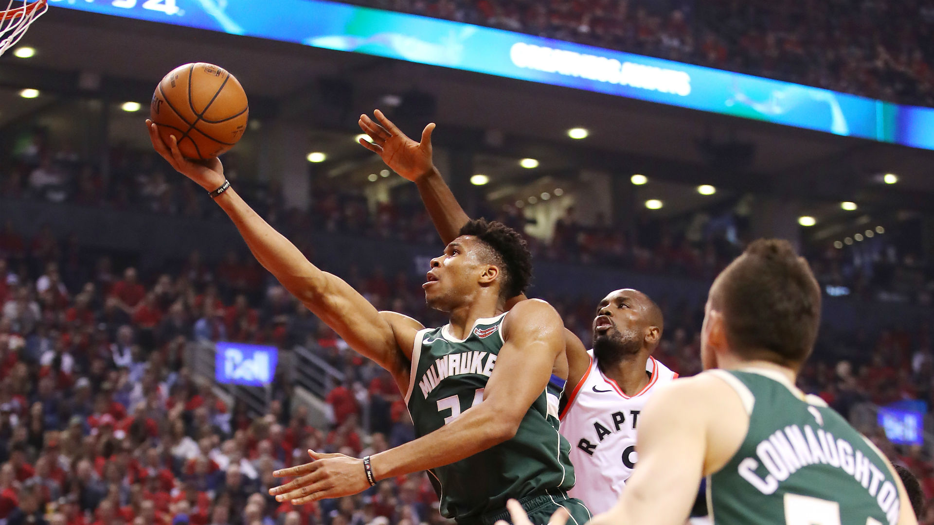 The Bucks' 2-0 lead in the Eastern Conference Finals is gone, but Giannis Antetokounmpo is relaxed heading into Game 5 with the Raptors.