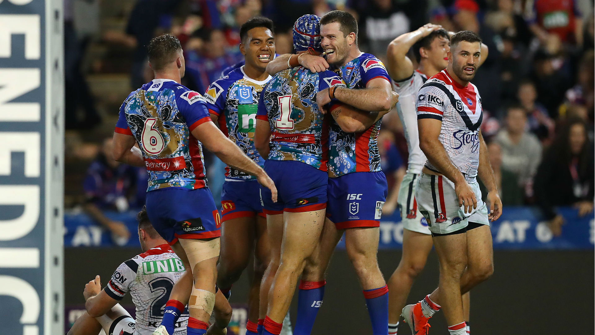 Cooper Cronk was rested for Sydney Roosters' clash with Newcastle Knights, and his side were thrashed 38-12 in Friday's NRL encounter.