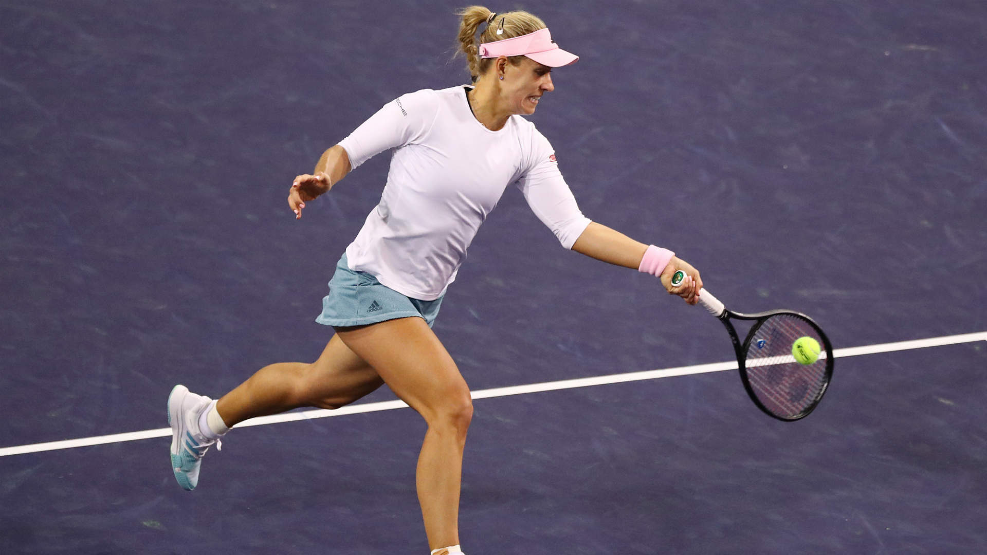 Angelique Kerber snapped Belinda Bencic's winning streak to become the first German through to the Indian Wells Open final since 1999.