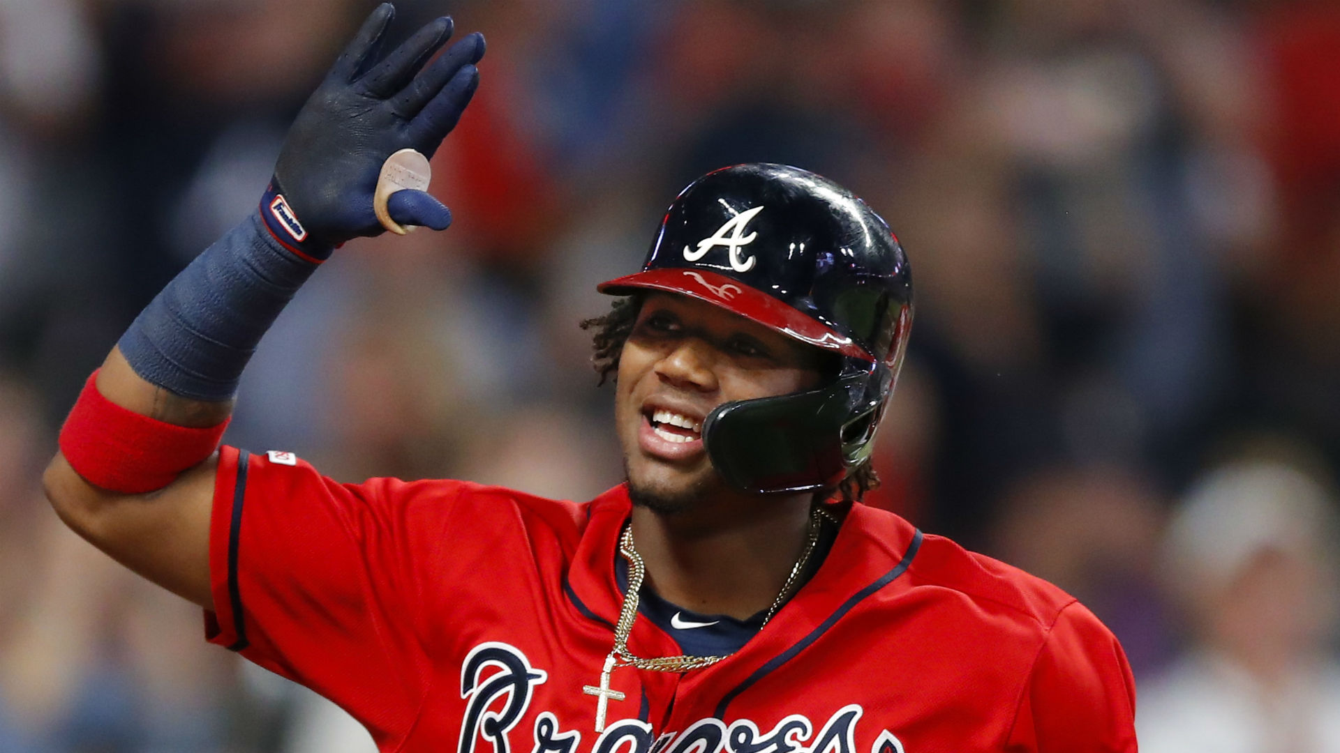 Ronald Acuña Jr. led Atlanta with a perfect night at the plate. He was 2 for 2 with two RBIs and three runs scored.
