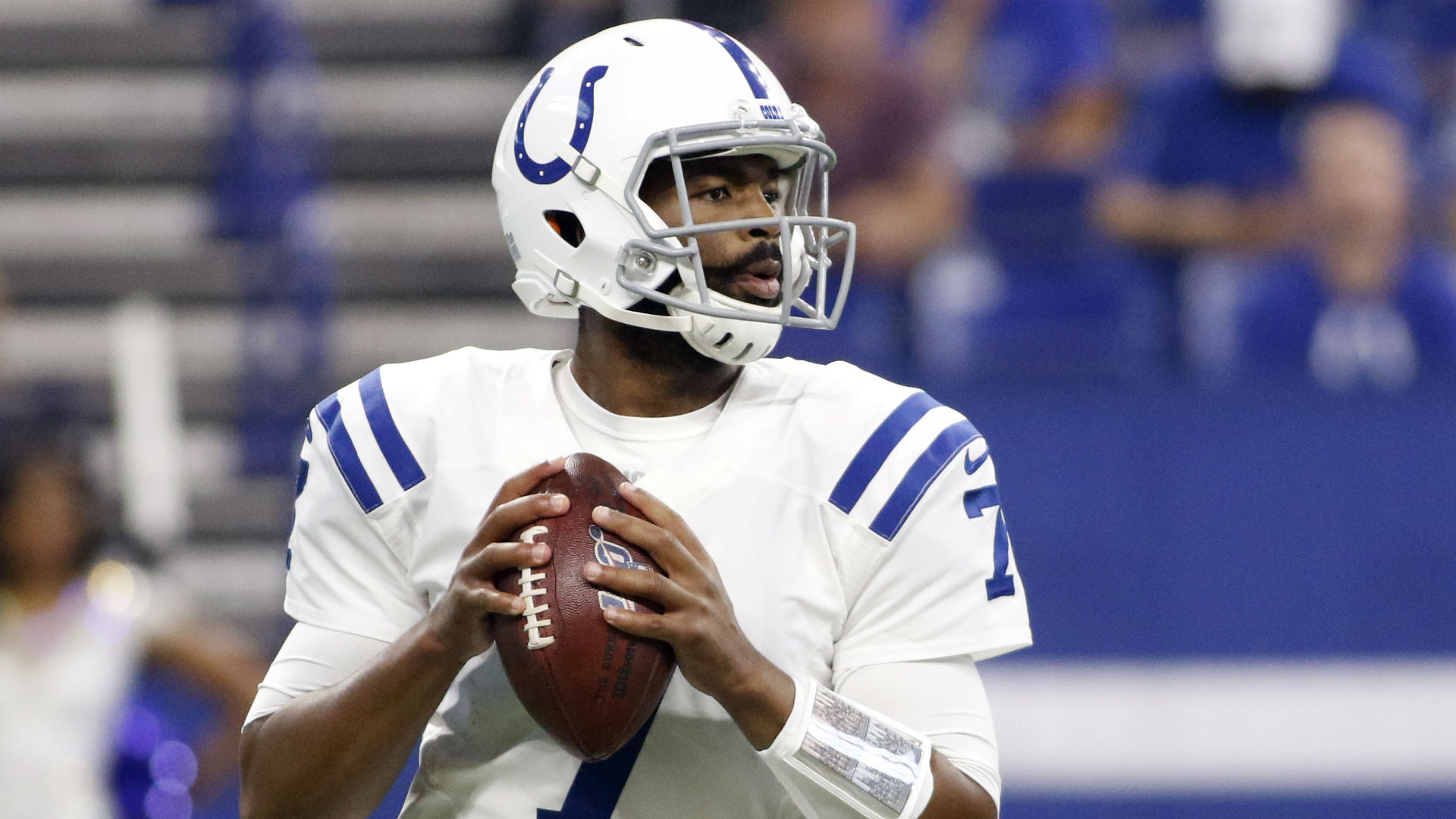 Jacoby Brissett has not recovered in time to play for the Indianapolis Colts against the Miami Dolphins on Sunday.