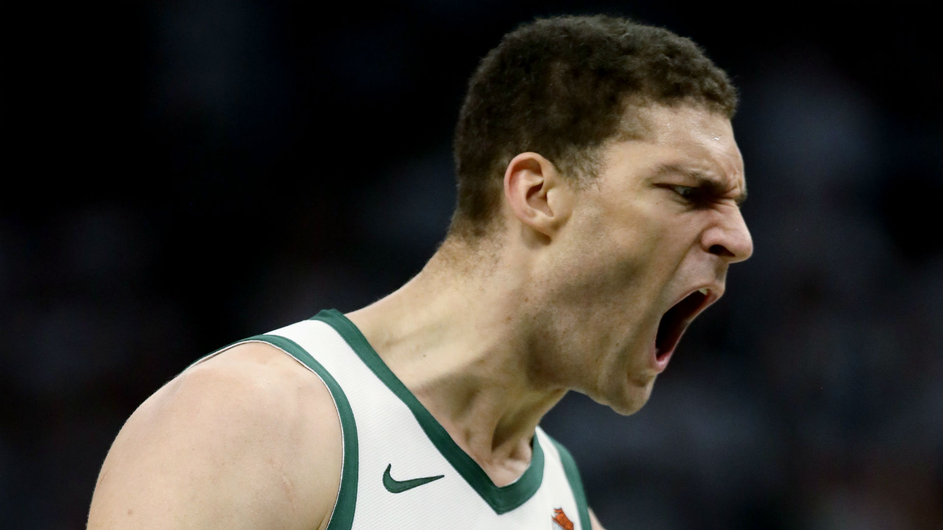Brook Lopez scored 13 points in the final quarter as the Milwaukee Bucks stormed back to win Game 1 against the Toronto Raptors.