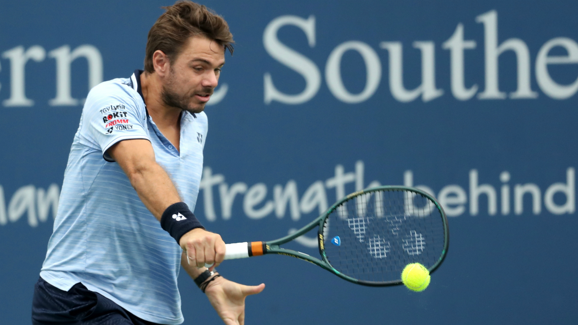 Stan Wawrinka prevailed in a topsy-turvy battle with Grigor Dimitrov, while Novak Djokovic and Roger Federer made it through to the last 16.