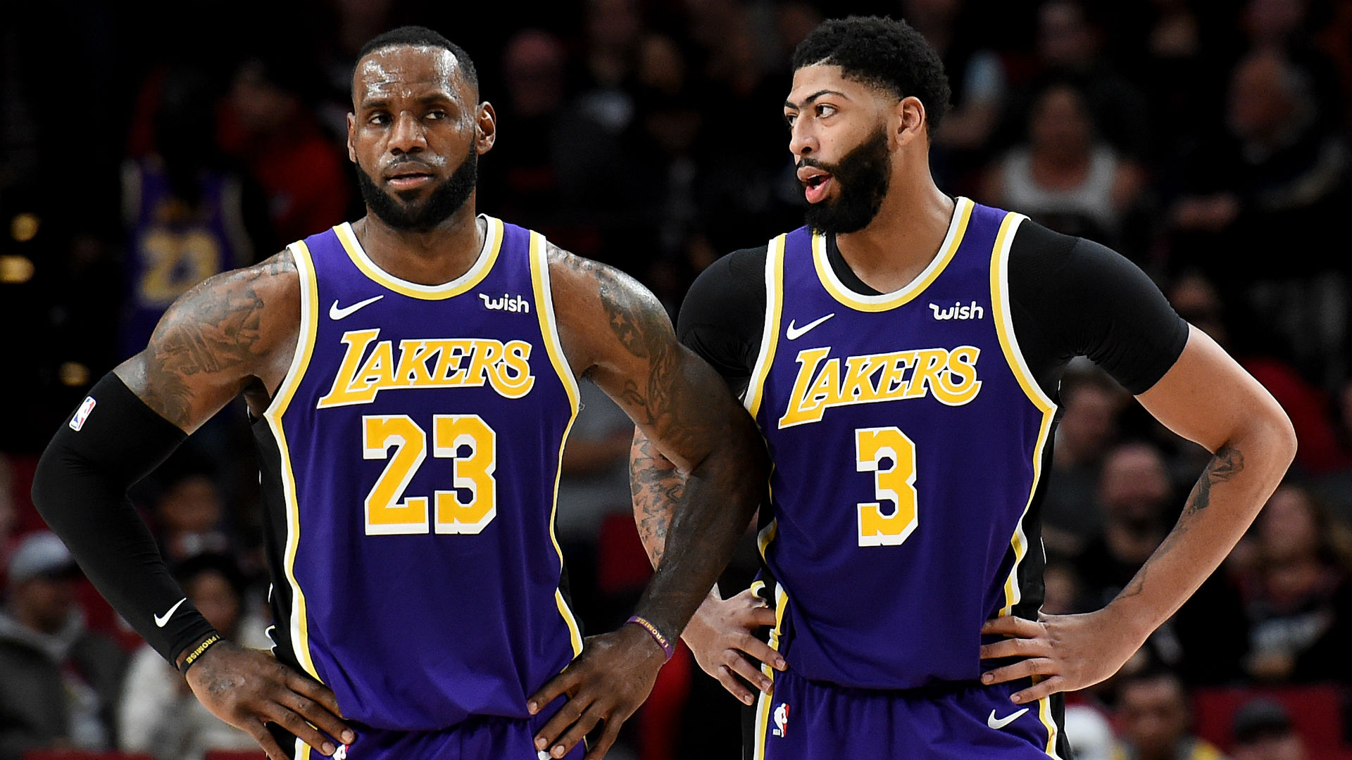 Anthony Davis is close to recovering from an illness but LeBron James wants to keep his in-form team-mate under the weather.