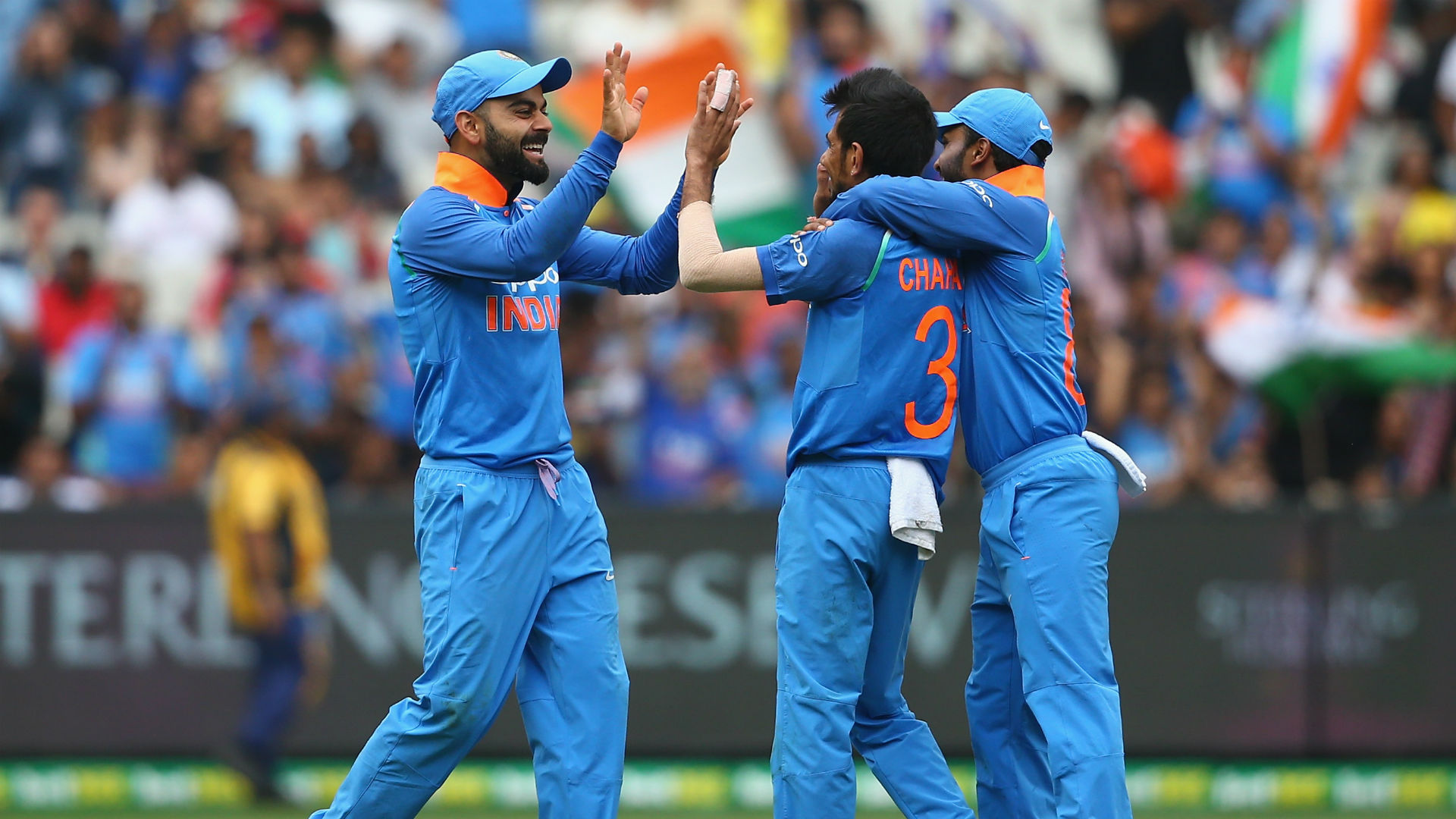 Yuzvendra Chahal and MS Dhoni starred as India sealed a 2-1 one-day series win over Australia with a seven-wicket triumph.