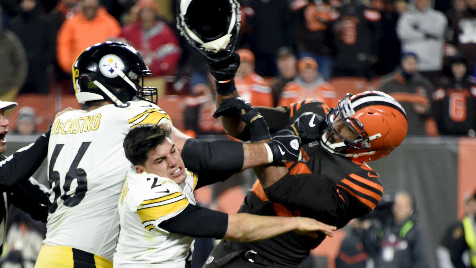 Mason Rudolph has vehemently denied racially abusing Myles Garrett but the Browns defensive end has again alleged that was the case.