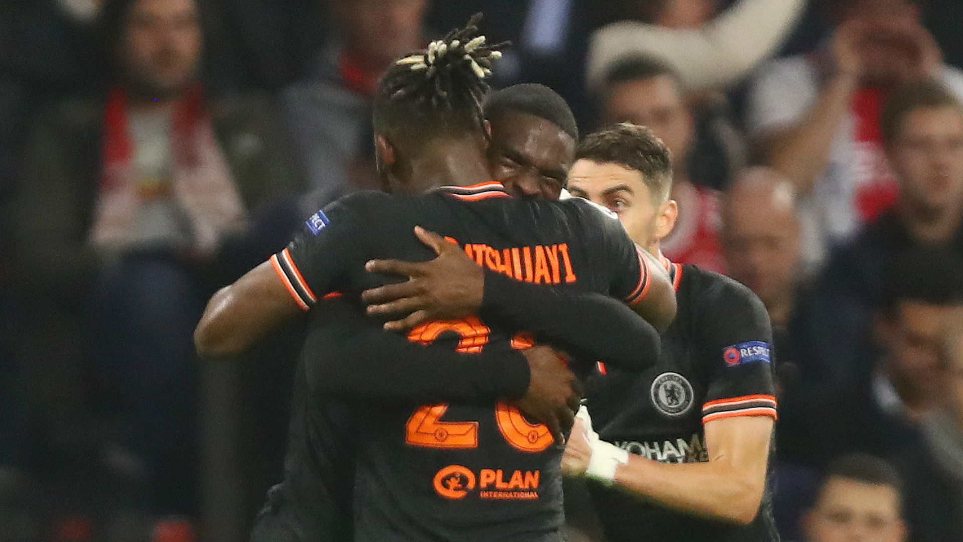Michy Batshuayi secured a priceless three points for Chelsea at Ajax and Frank Lampard heaped praise on his striker.