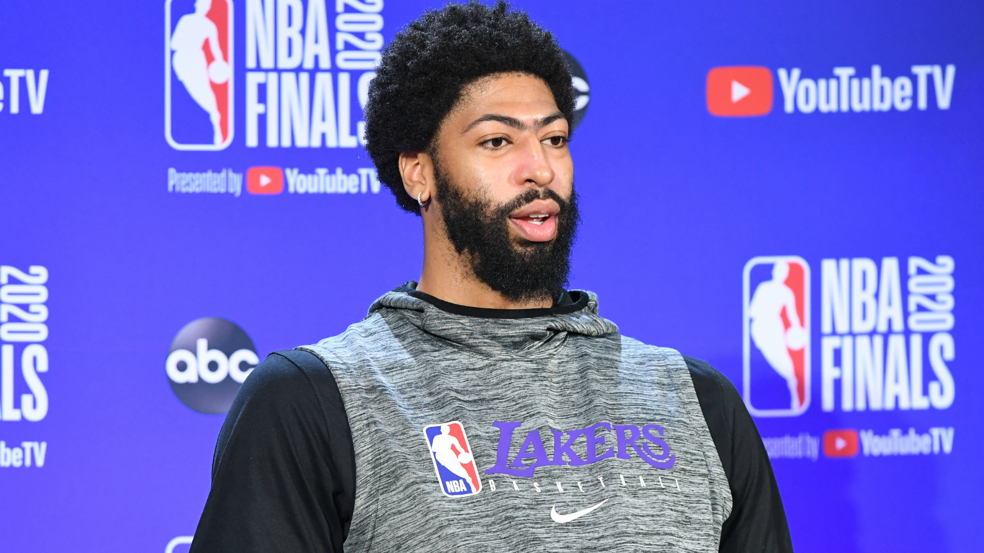Anthony Davis previewed the Los Angeles Lakers' NBA Finals showdown against the Miami Heat, which starts on Wednesday.