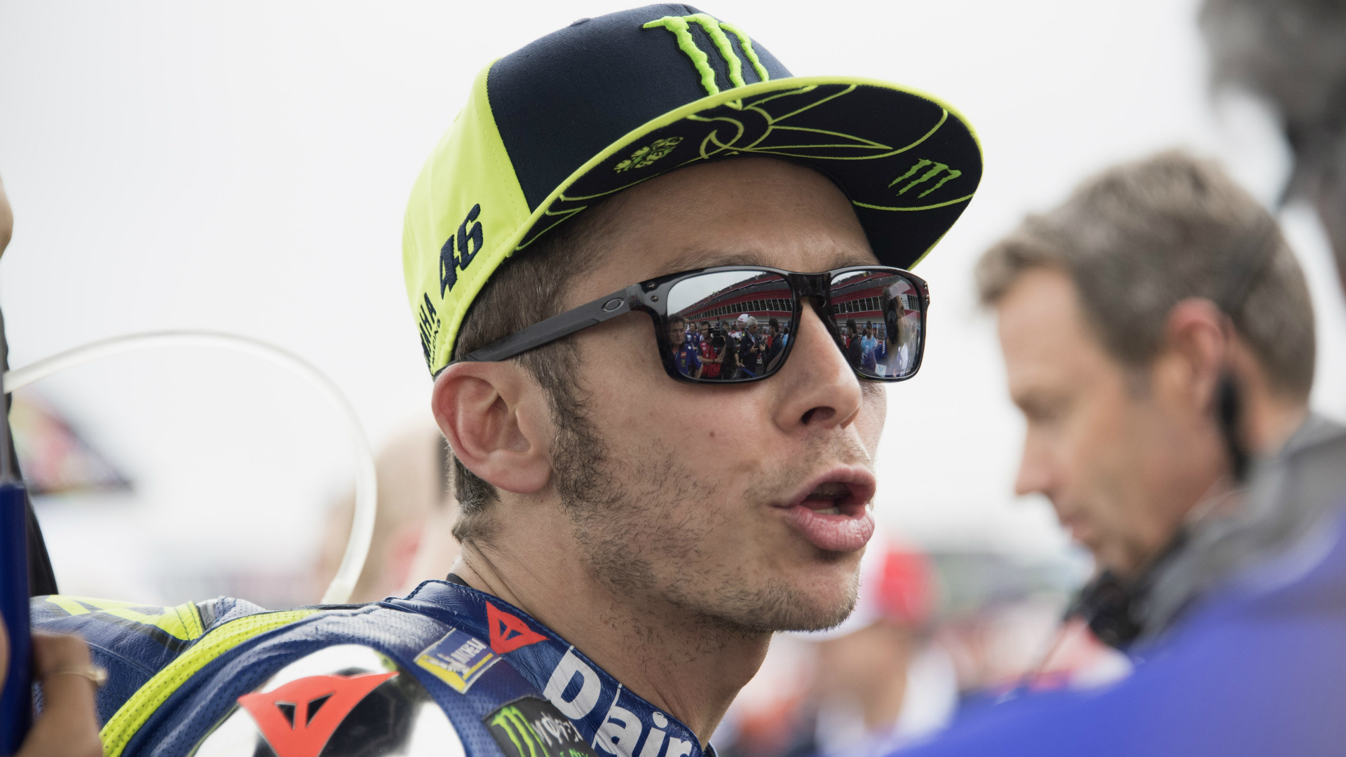 Valentino Rossi said he is scared on track when competing against Marc Marquez following Sunday's action-packed race on Sunday.