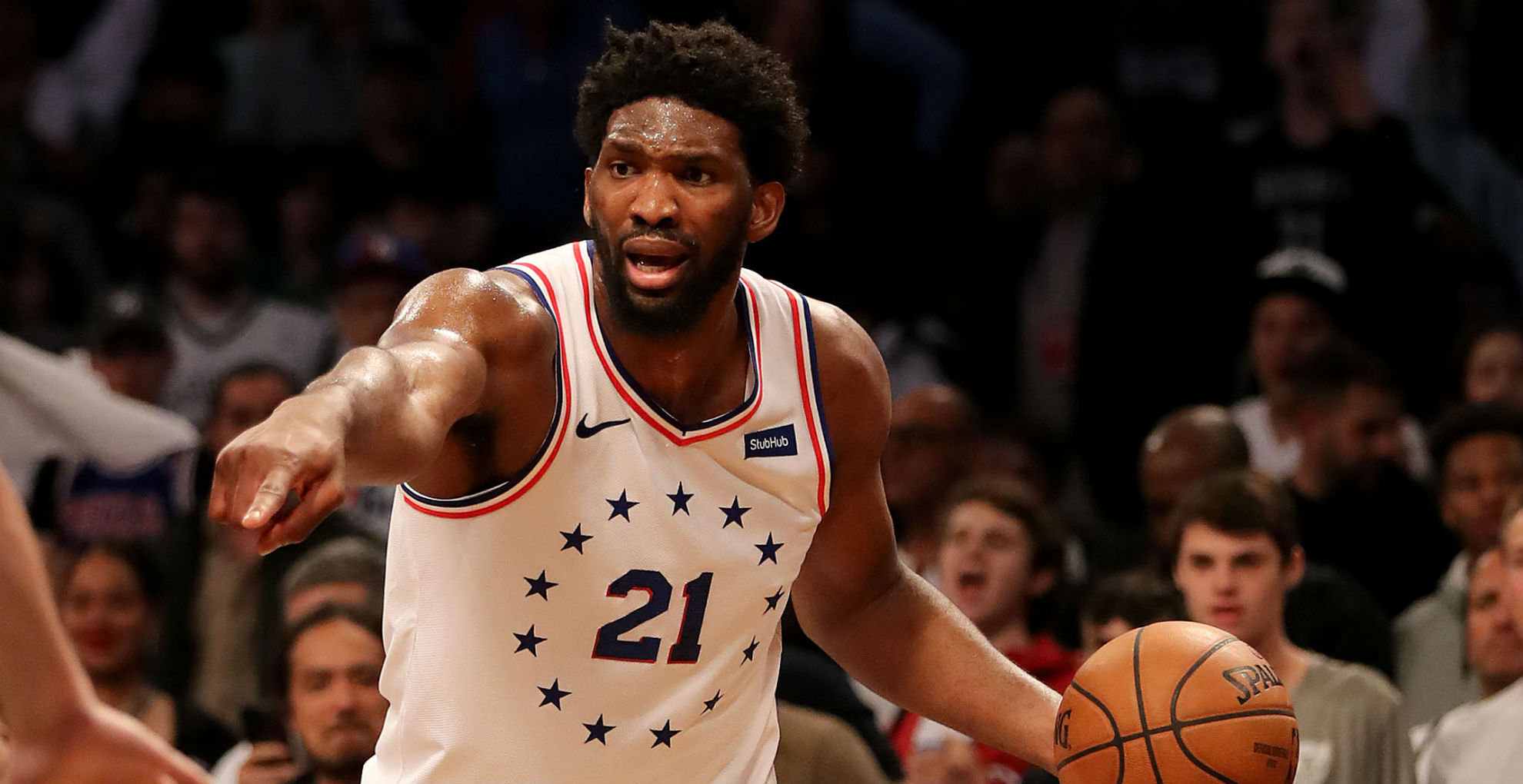 Joel Embiid was in a joking mood after the Philadelphia 76ers defeated the Brooklyn Nets in Game 4 of their NBA playoff series.