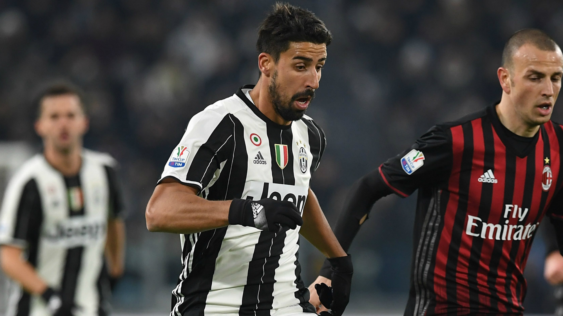 Sami Khedira's ability to "read the crucial moments" made the difference in Juventus' defeat of AC Milan, according to Massimiliano Allegri.