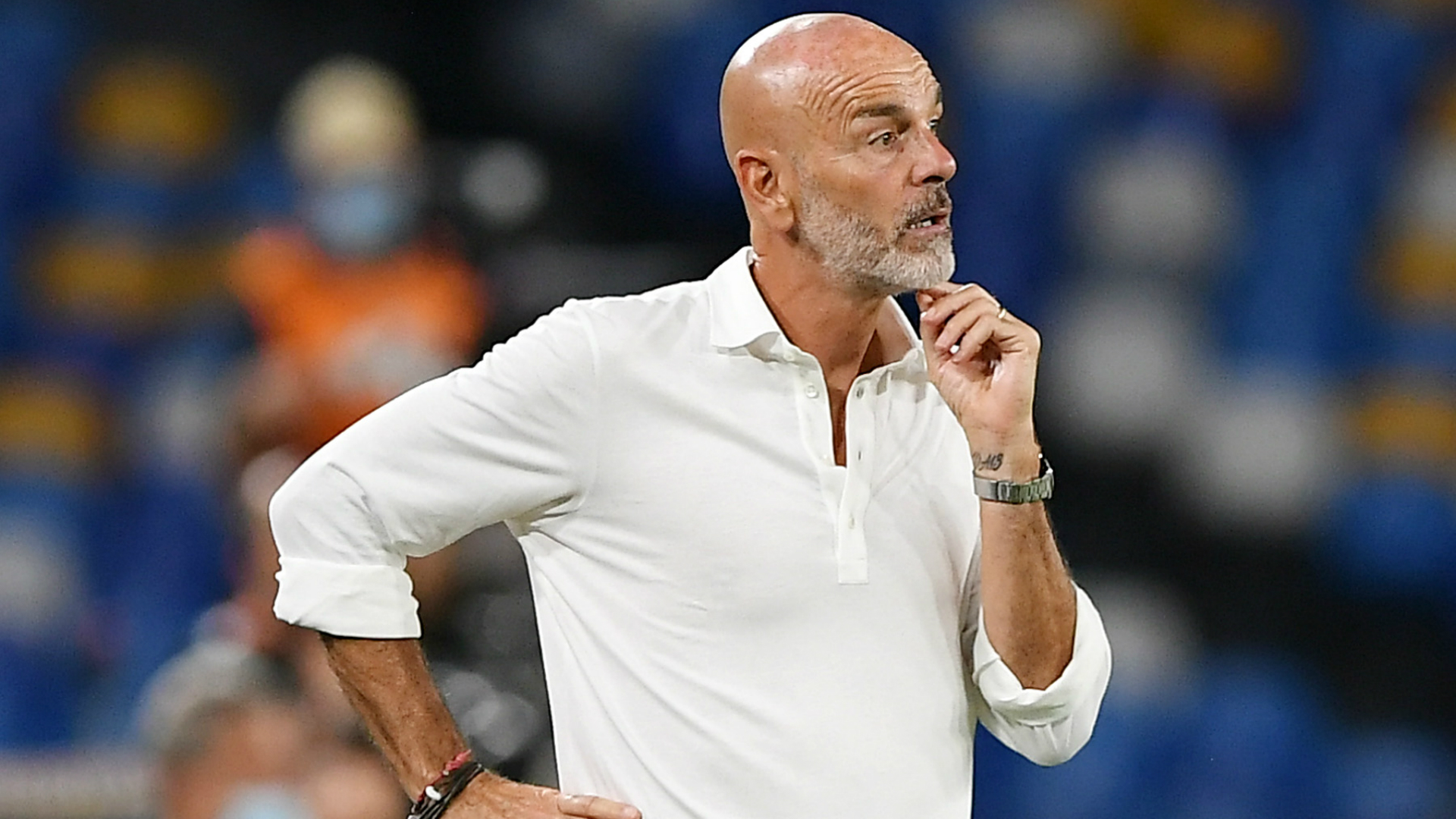 Stefano Pioli was asked about his future after 10-man Milan drew 2-2 at Napoli in Serie A on Sunday.
