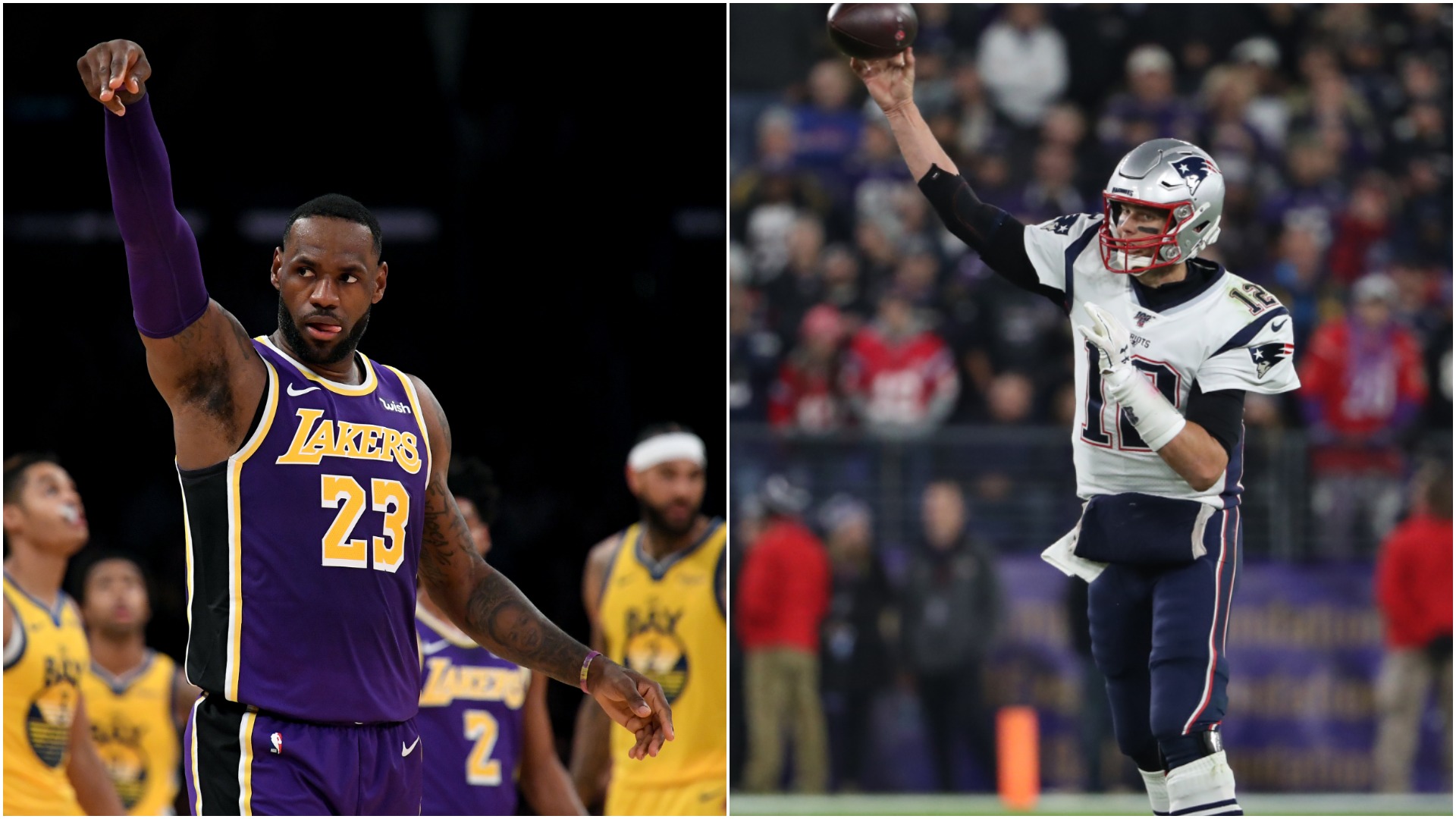 LeBron James has claimed he and Tom Brady are "one in the same" after affirming he has no plans to retire from the NBA.