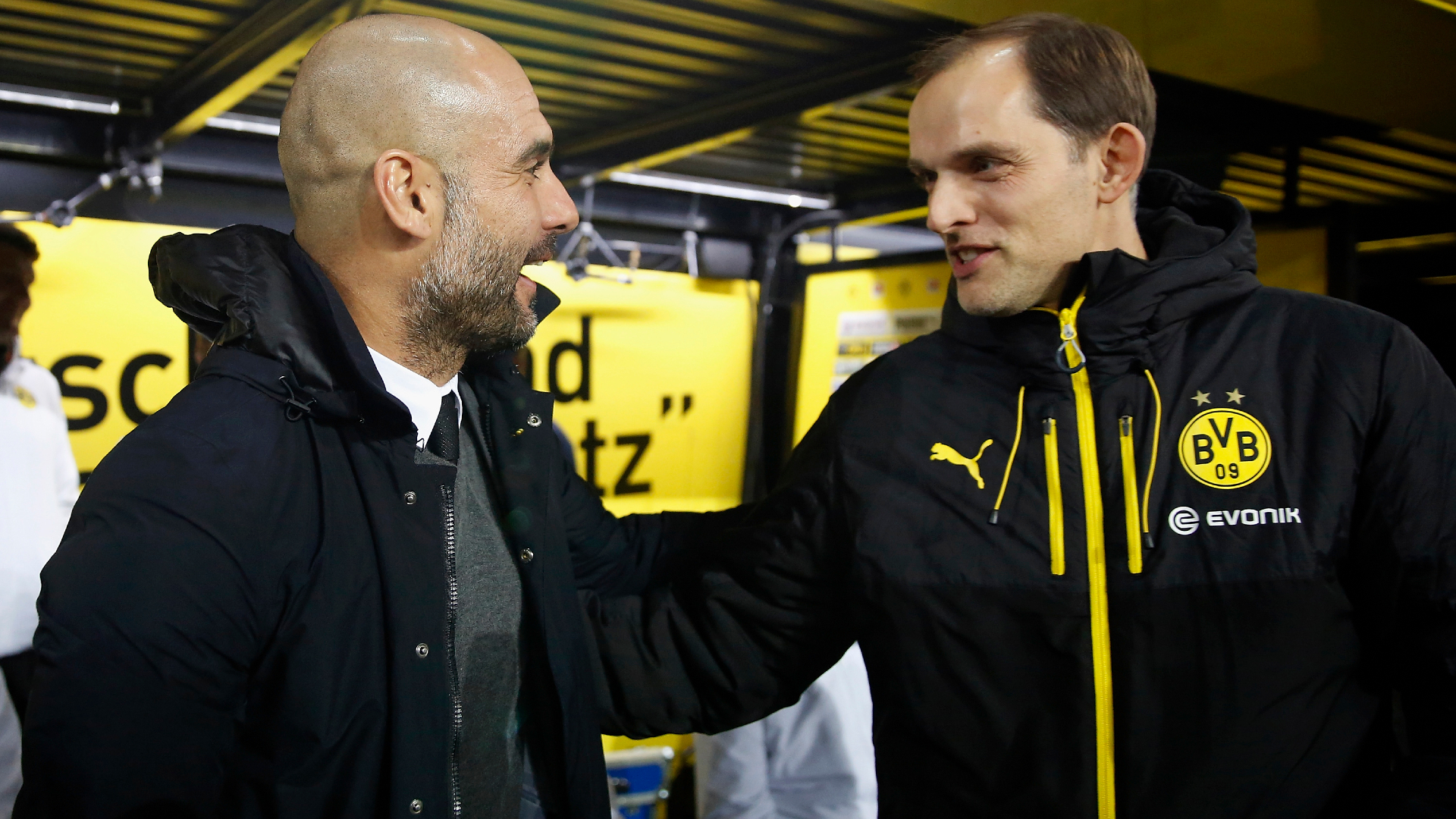 Thomas Tuchel was welcomed to the Premier League by Manchester City manager Pep Guardiola.