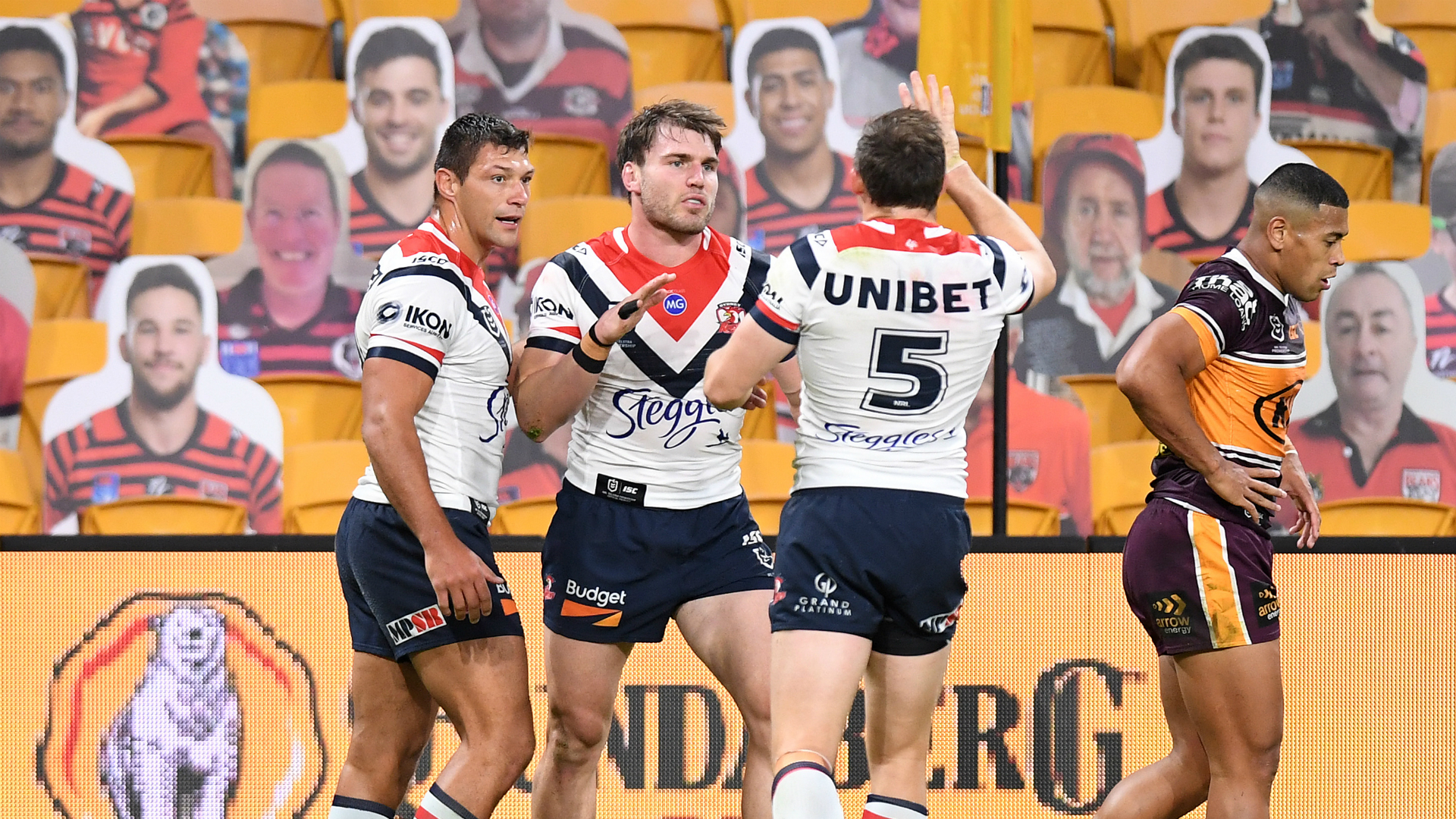 Brisbane Broncos suffered their worst NRL defeat as Sydney Roosters turned on the style at Suncorp Stadium.