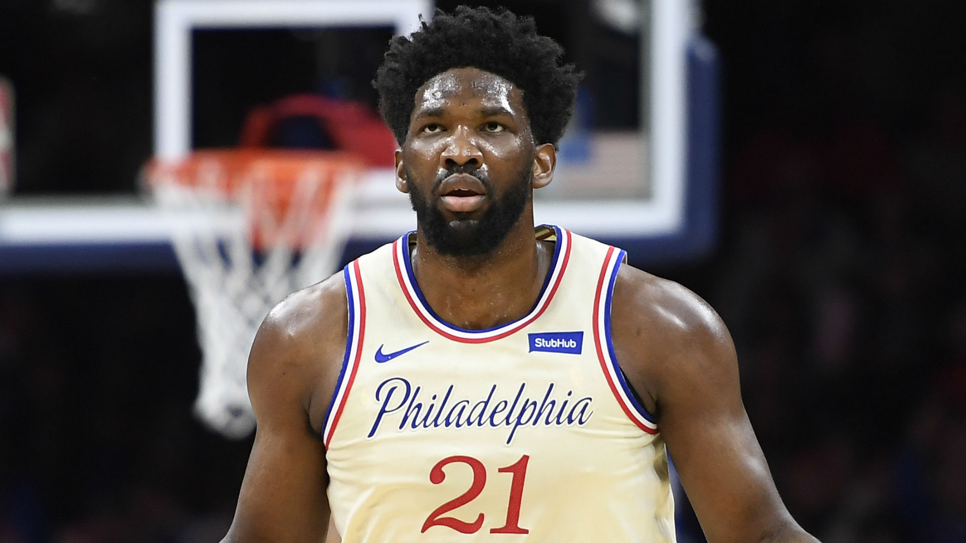 A middle-finger salute, plus using profane language during a television interview, has cost Joel Embiid $25,000.
