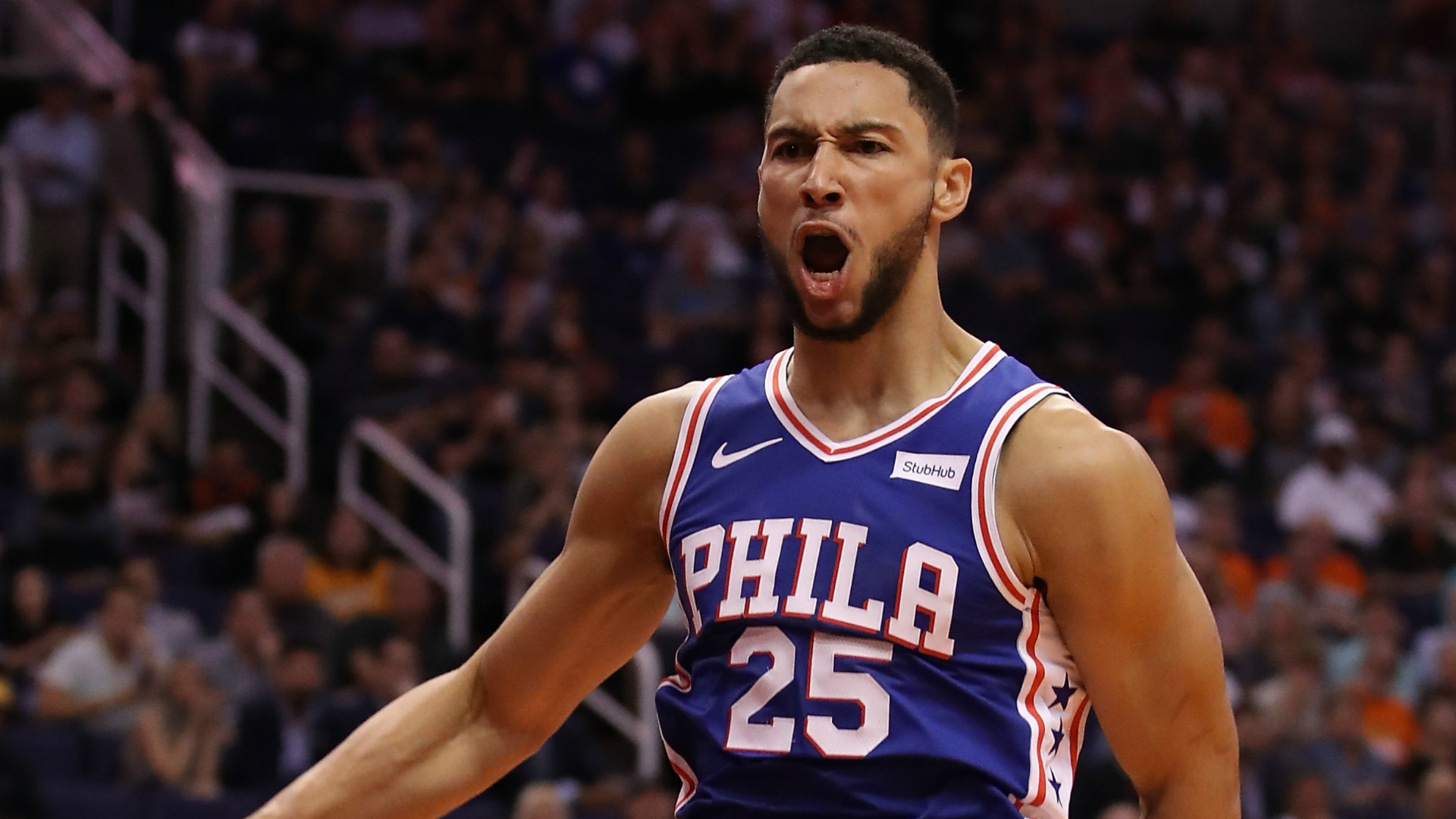 For the first time in his NBA career, Ben Simmons made a successful attempt from beyond the arc.