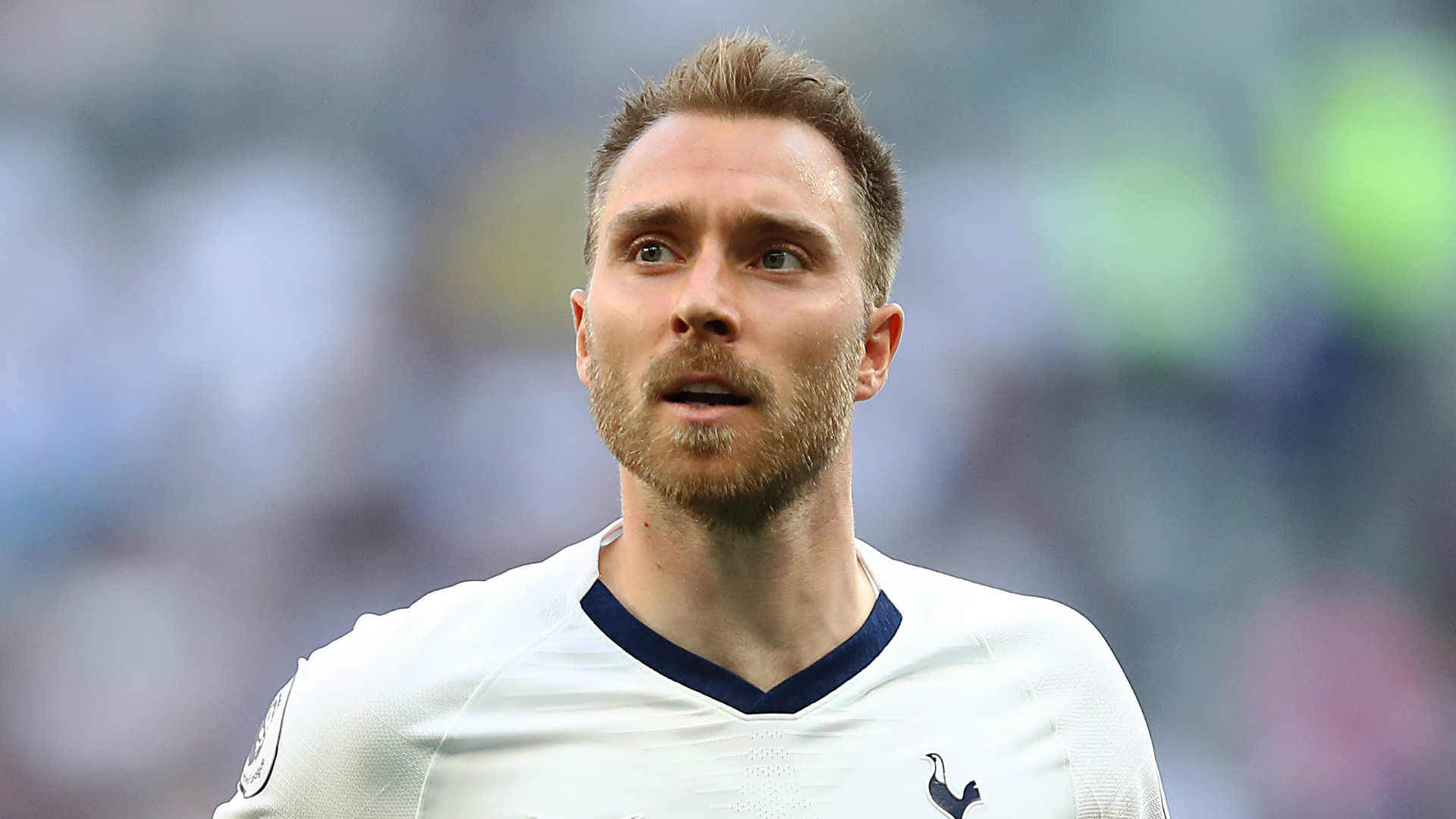 Failing to engineer a move away from Tottenham has not affected Christian Eriksen's spirits, according to Mauricio Pochettino.