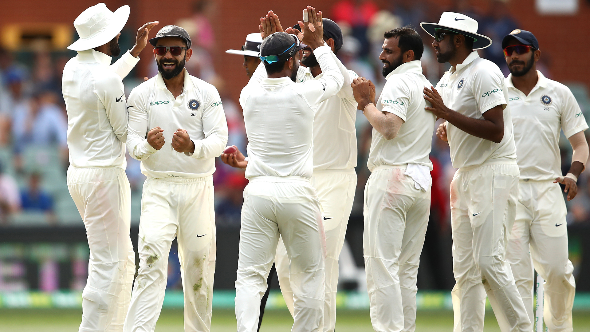 Australia's batting woes continued as India closed in on victory in the first Test, the hosts closing on 104-4 in pursuit of 323.