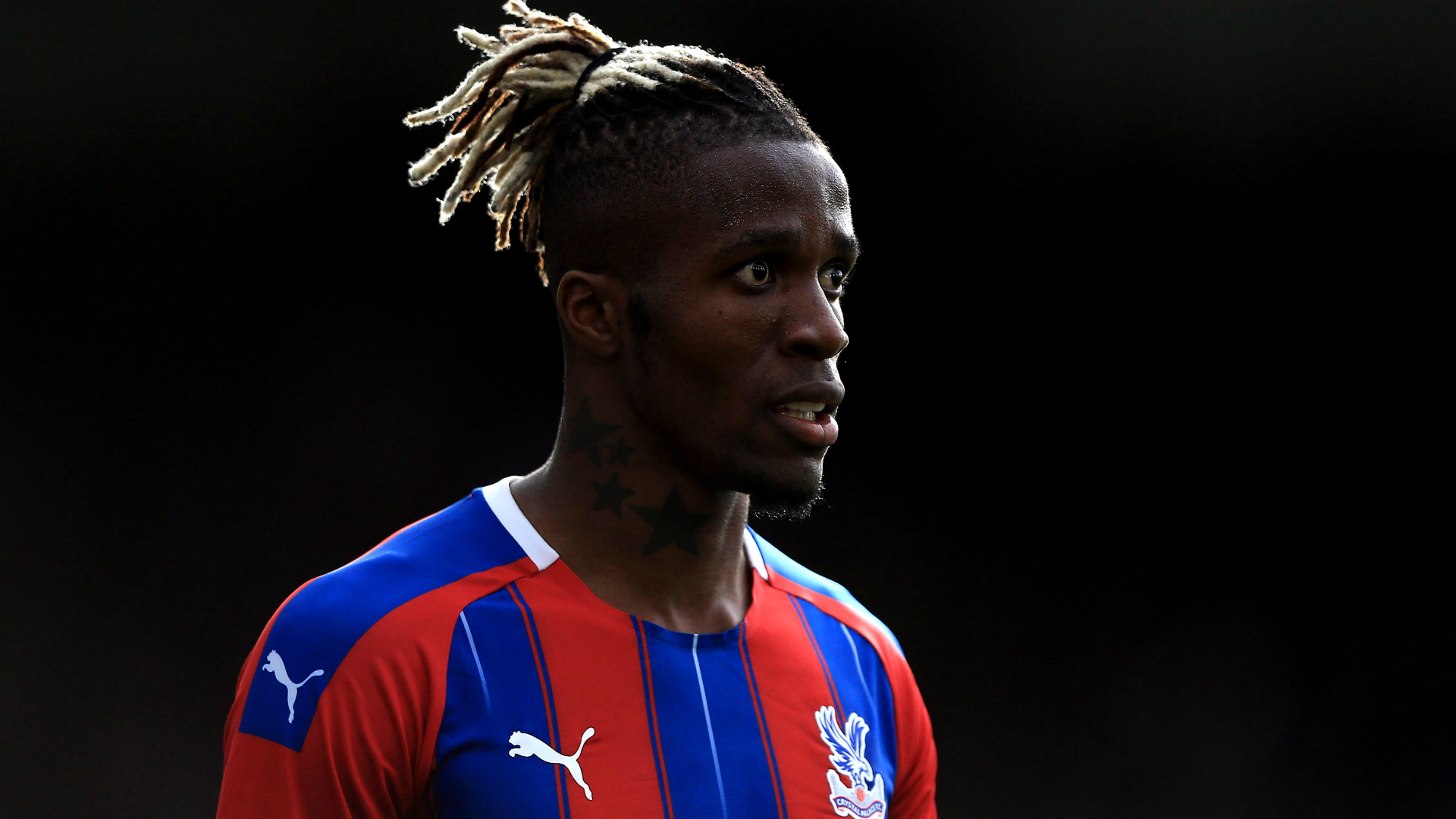 Wilfried Zaha was targeted by racist social media posts from an account seemingly belonging to an Aston Villa fan.