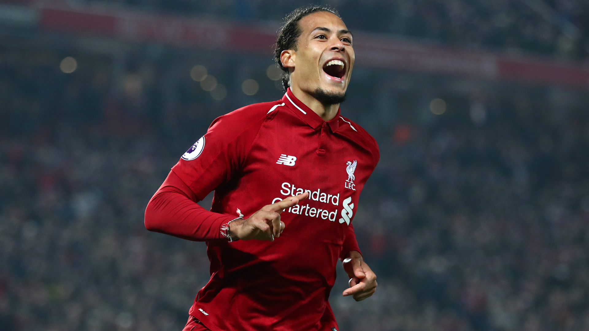 Virgil van Dijk faces competition from Raheem Sterling and four other stars after the PFA Player of the Year nominations were revealed.
