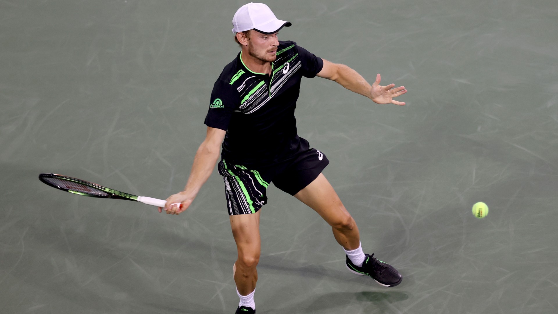 Playing for the first time since June, former world number seven David Goffin succumbed to Guido Pella 6-3 6-3 on Sunday.