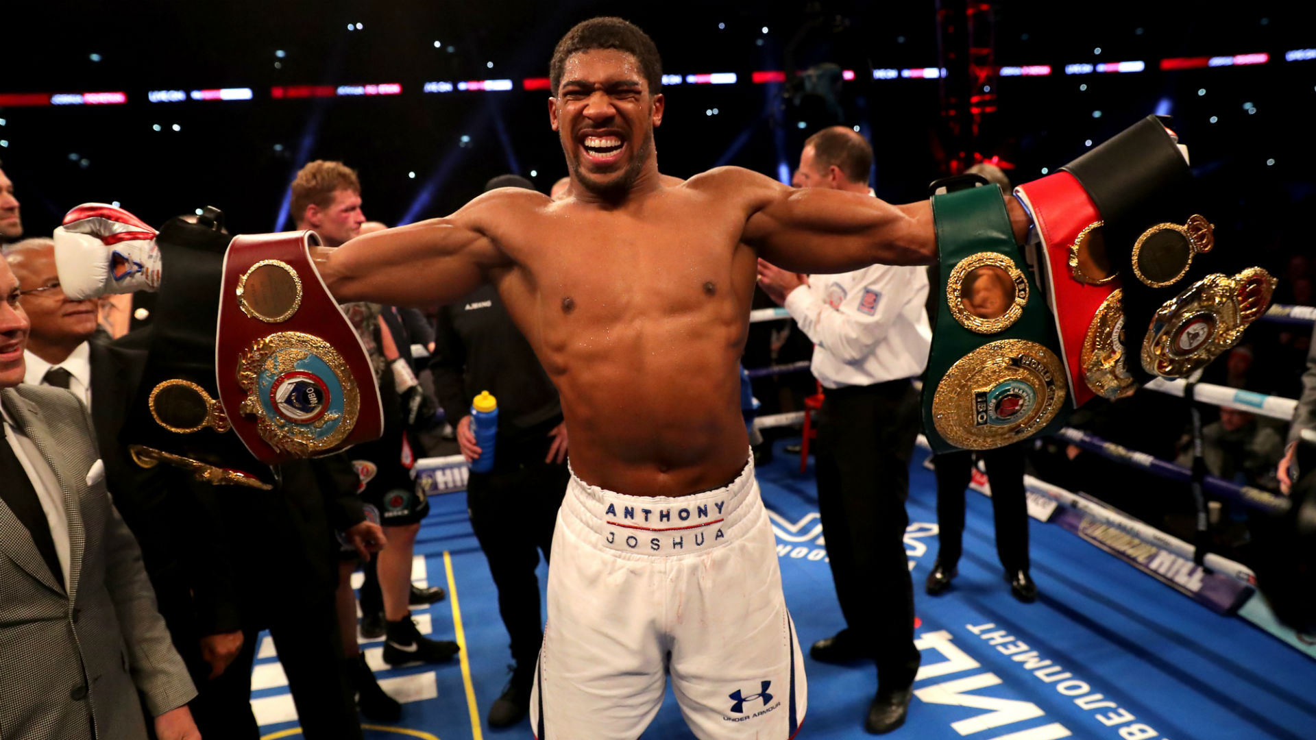 Anthony Joshua's main priority remains an undisputed title fight with fellow unbeaten heavyweight Deontay Wilder, according to Eddie Hearn.