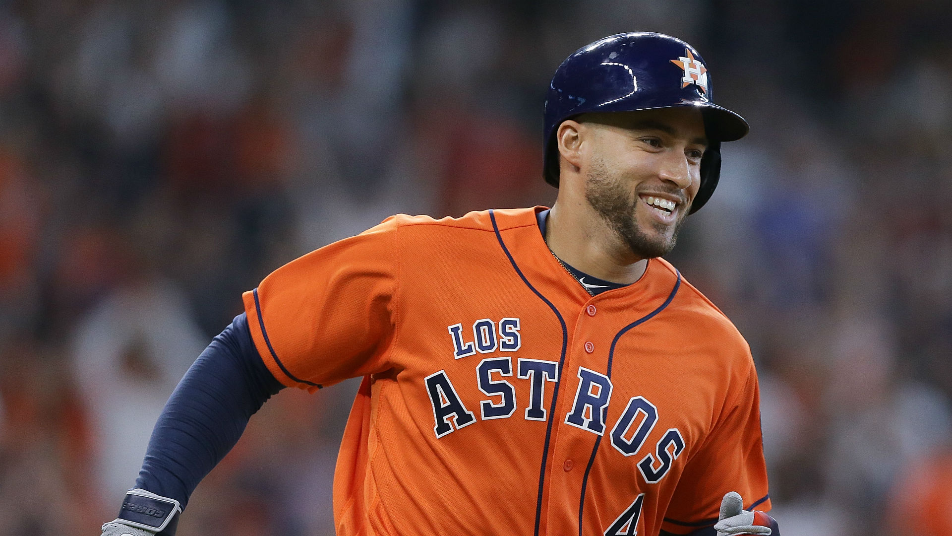 George Springer hit three home runs in four innings and added four RBIs.
