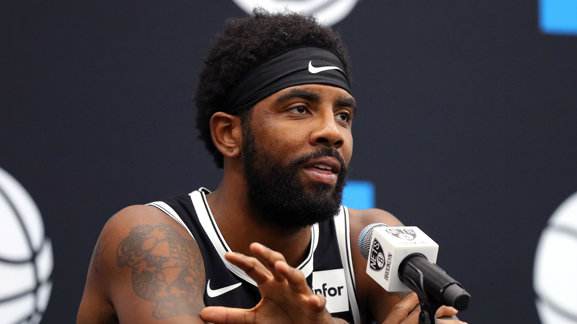 Brooklyn Nets recruit Kyrie Irving preached unity and a collective effort in the bid for NBA success.