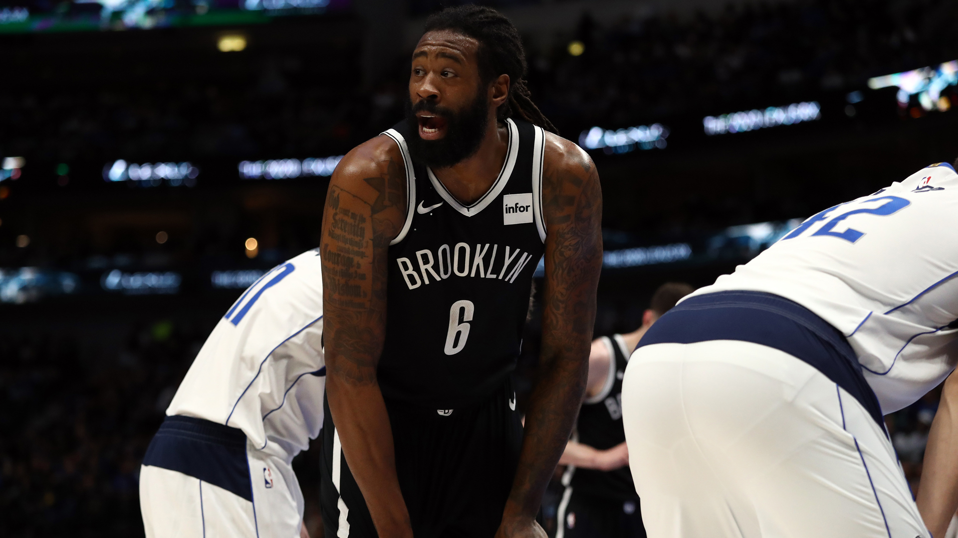 The Brooklyn Nets will be without center DeAndre Jordan when the NBA season resumes.