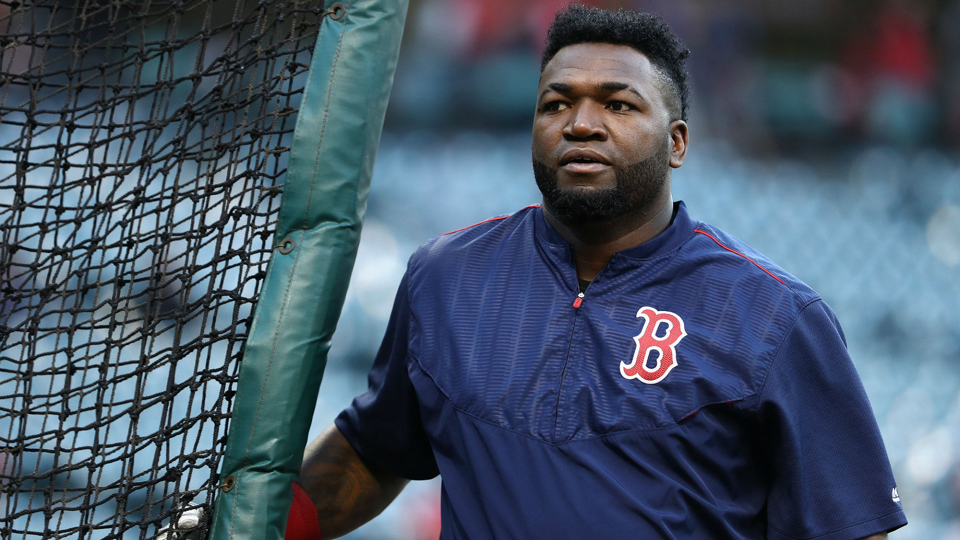 The retired Red Sox star, who had been listed in "guarded" condition in recent days, is still in intensive care.