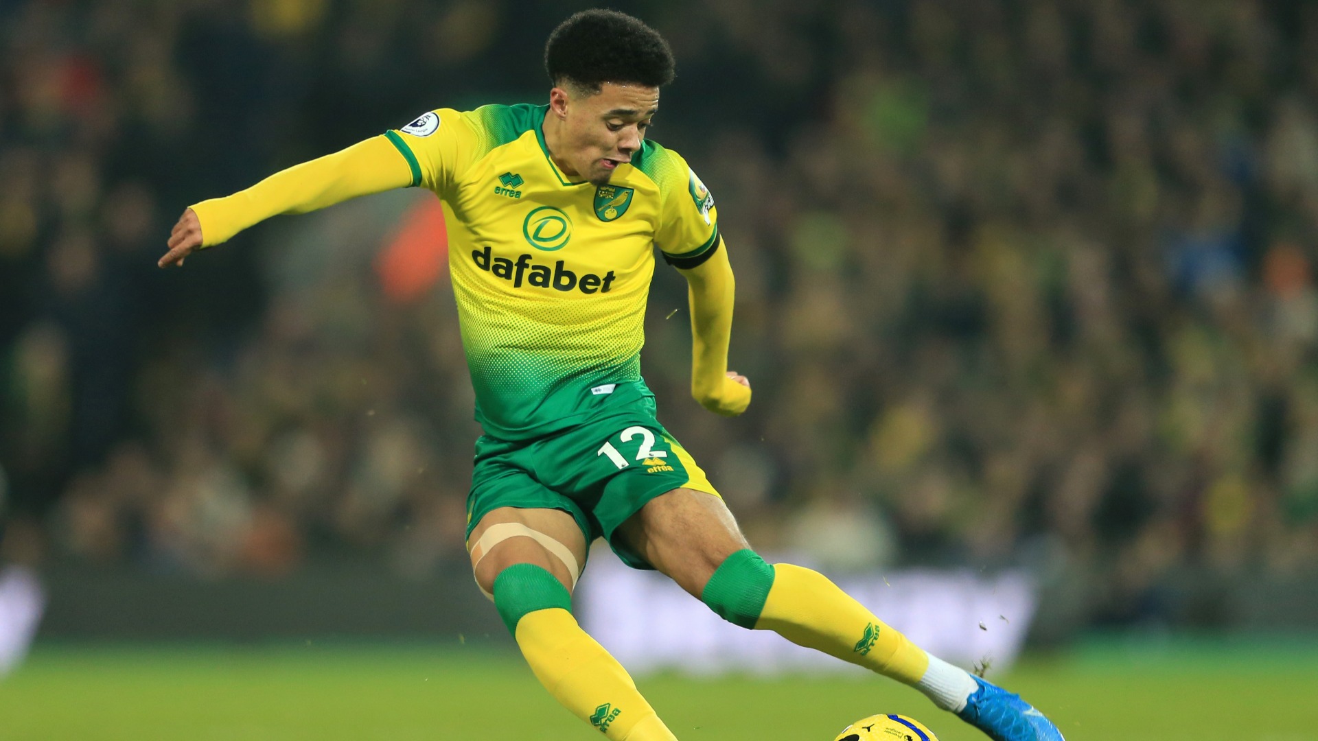 Norwich City survived a tricky first hour to upset high-flying Leicester City thanks to a fine Jamal Lewis goal at Carrow Road.