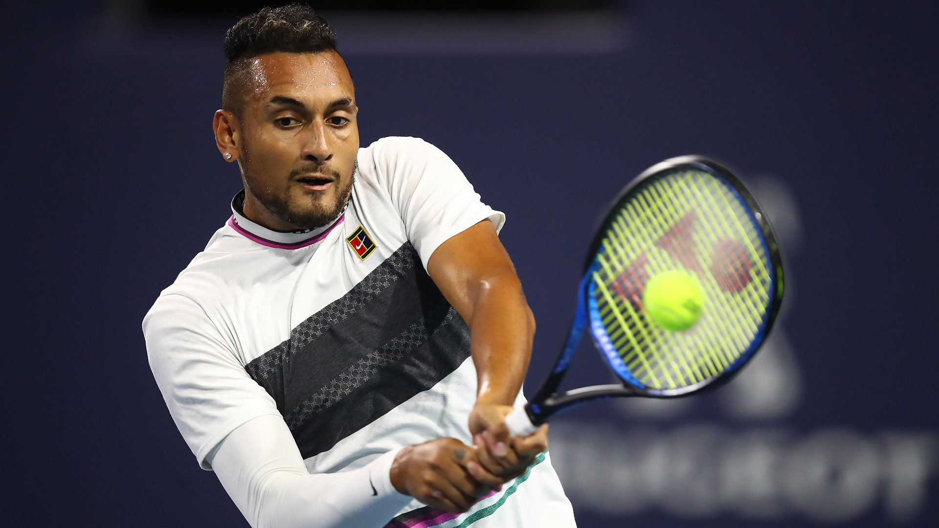 Nick Kyrgios and Borna Coric will meet in the Miami Open last 16 after contrasting third-round wins.