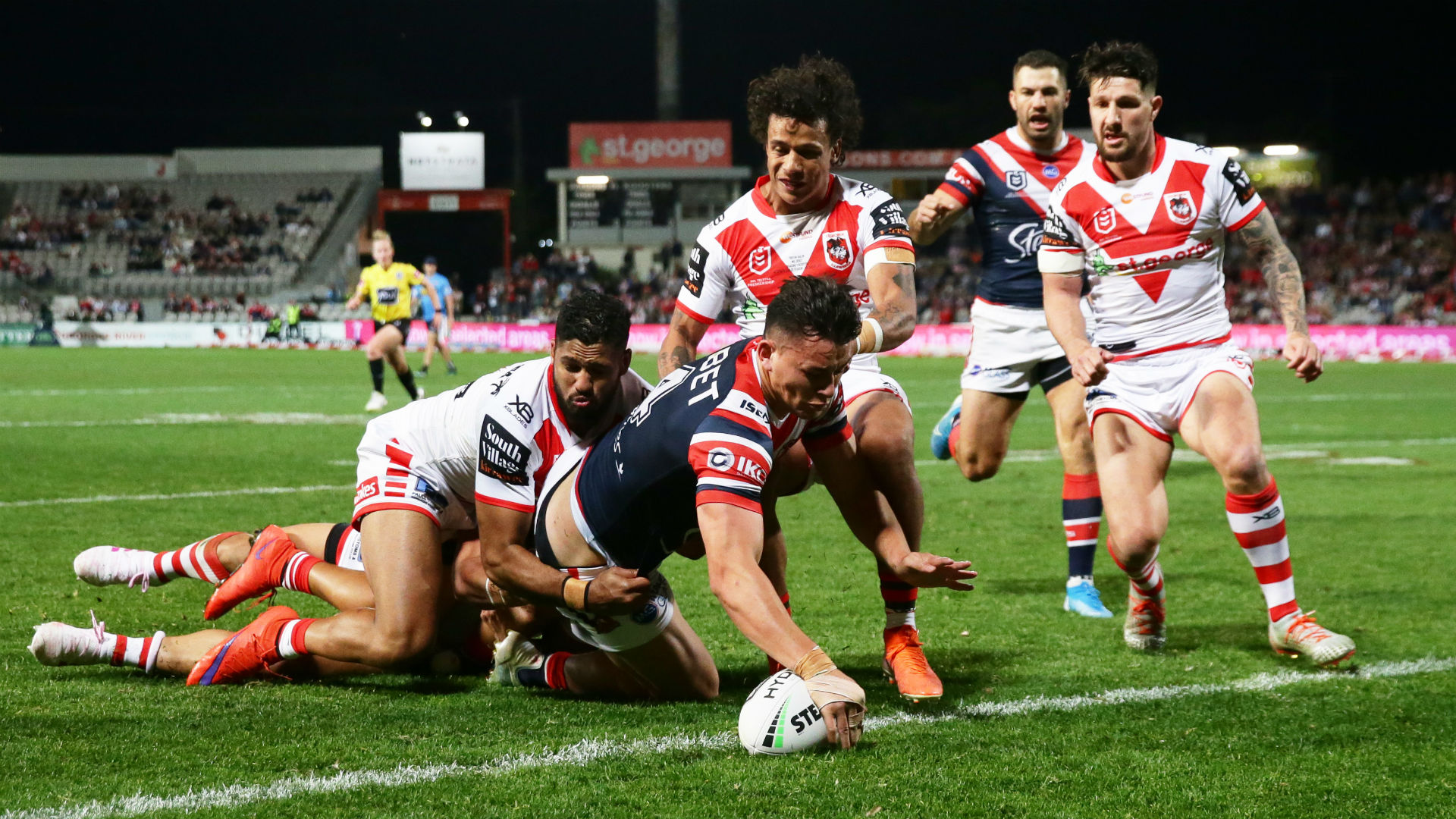 Benji Marshall was in sensational form for Wests Tigers, while Cooper Cronk spearheaded Sydney Roosters' latest win.