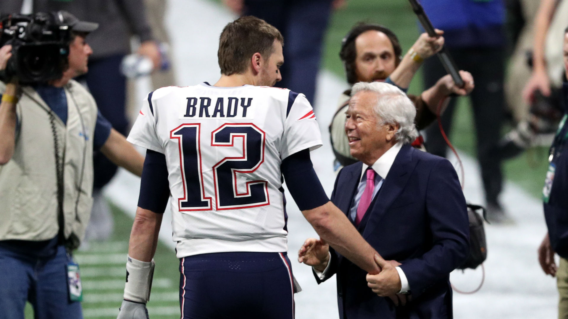 Robert Kraft fronted the media on Wednesday and spoke about legendary former New England Patriots quarterback Tom Brady.